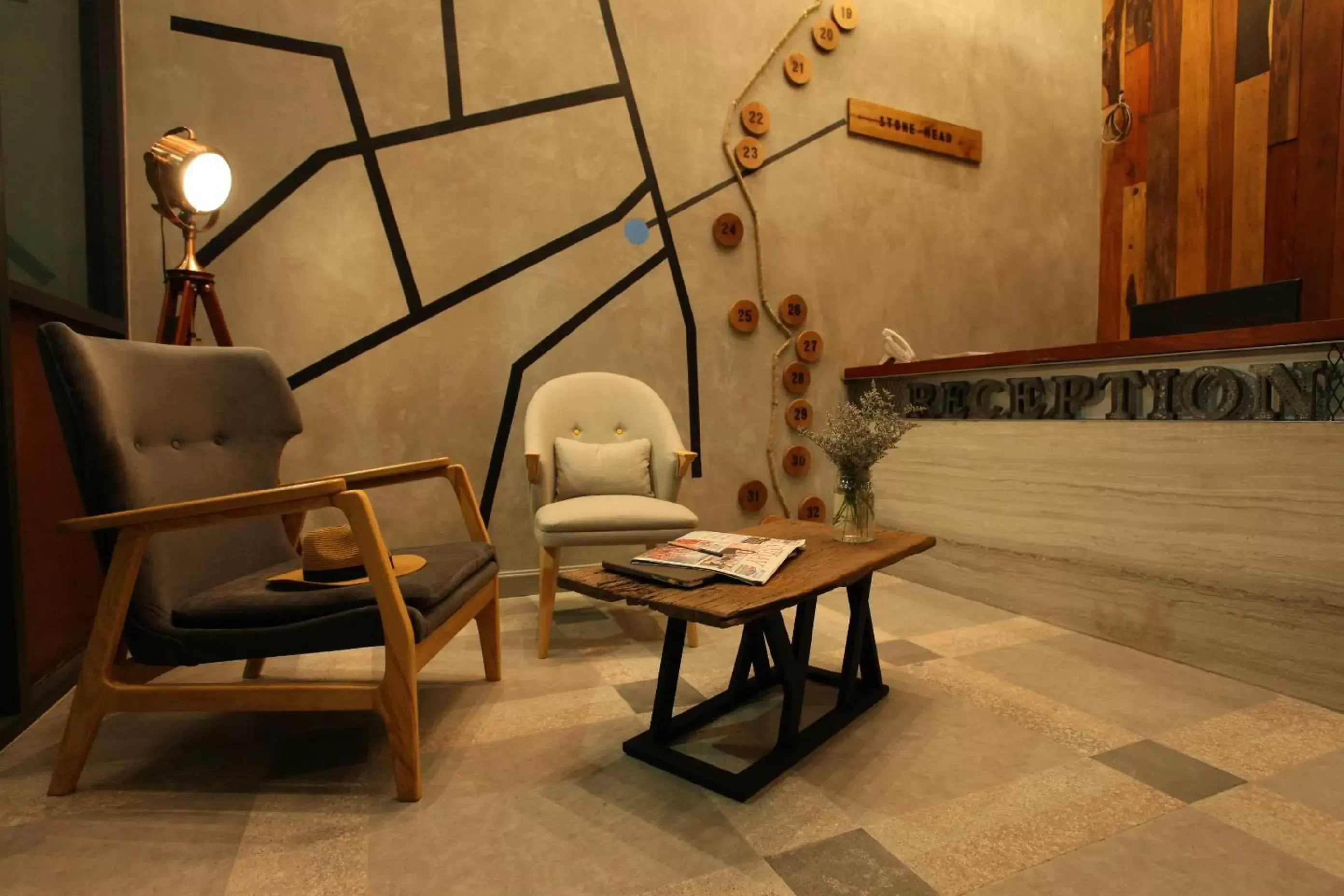 Lobby or reception in Stone Head Hua Hin Lobby or reception in Stone Head Hua Hin