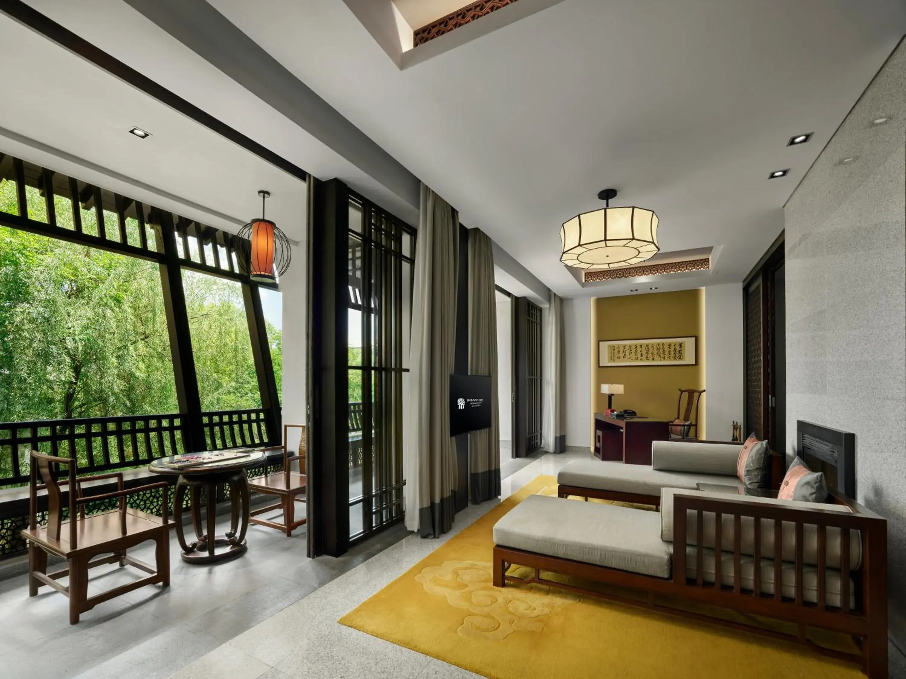 Living room, Seating Area in Banyan Tree Hangzhou