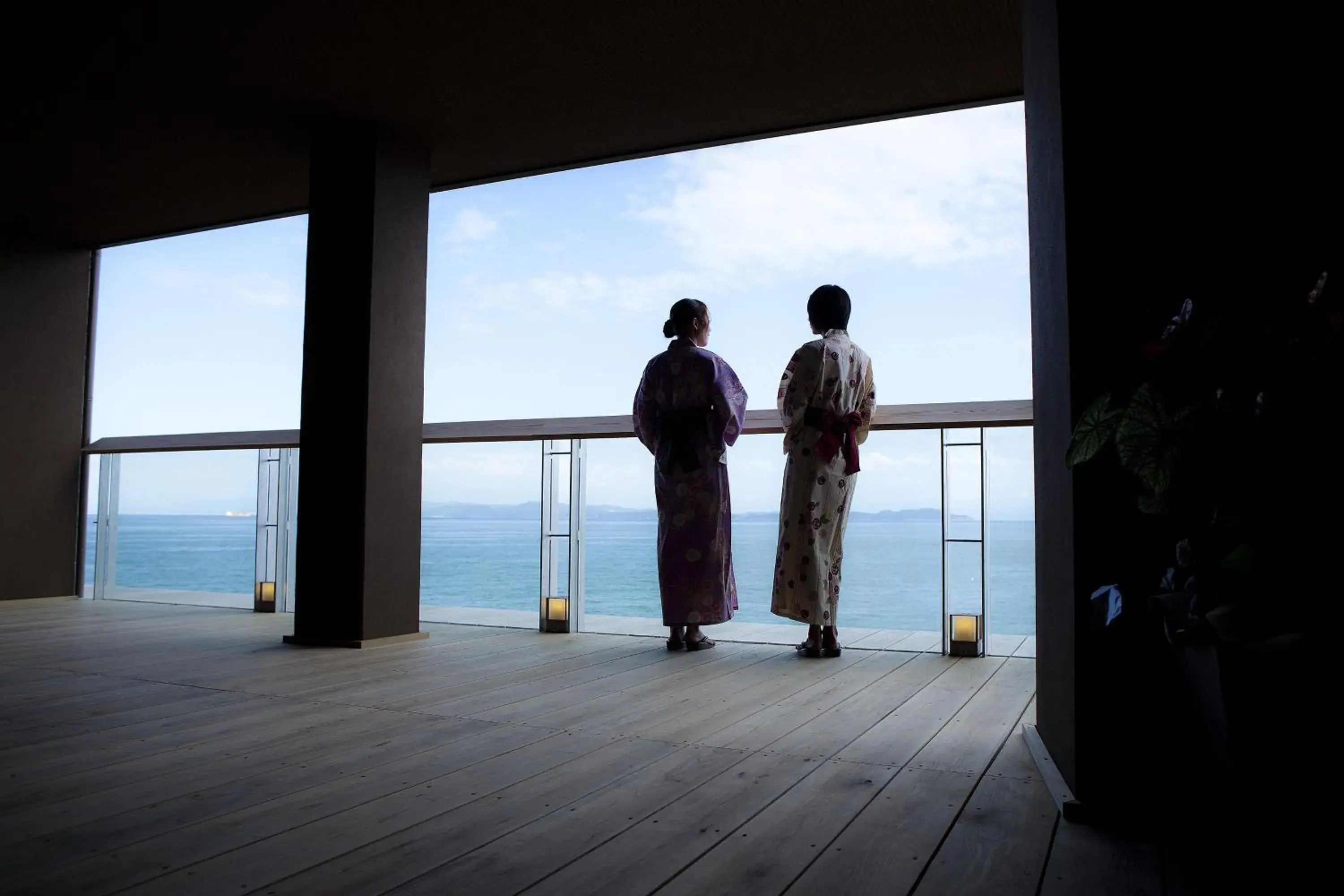 Balcony/Terrace in Hanagoyomi - Sumoto Onsen