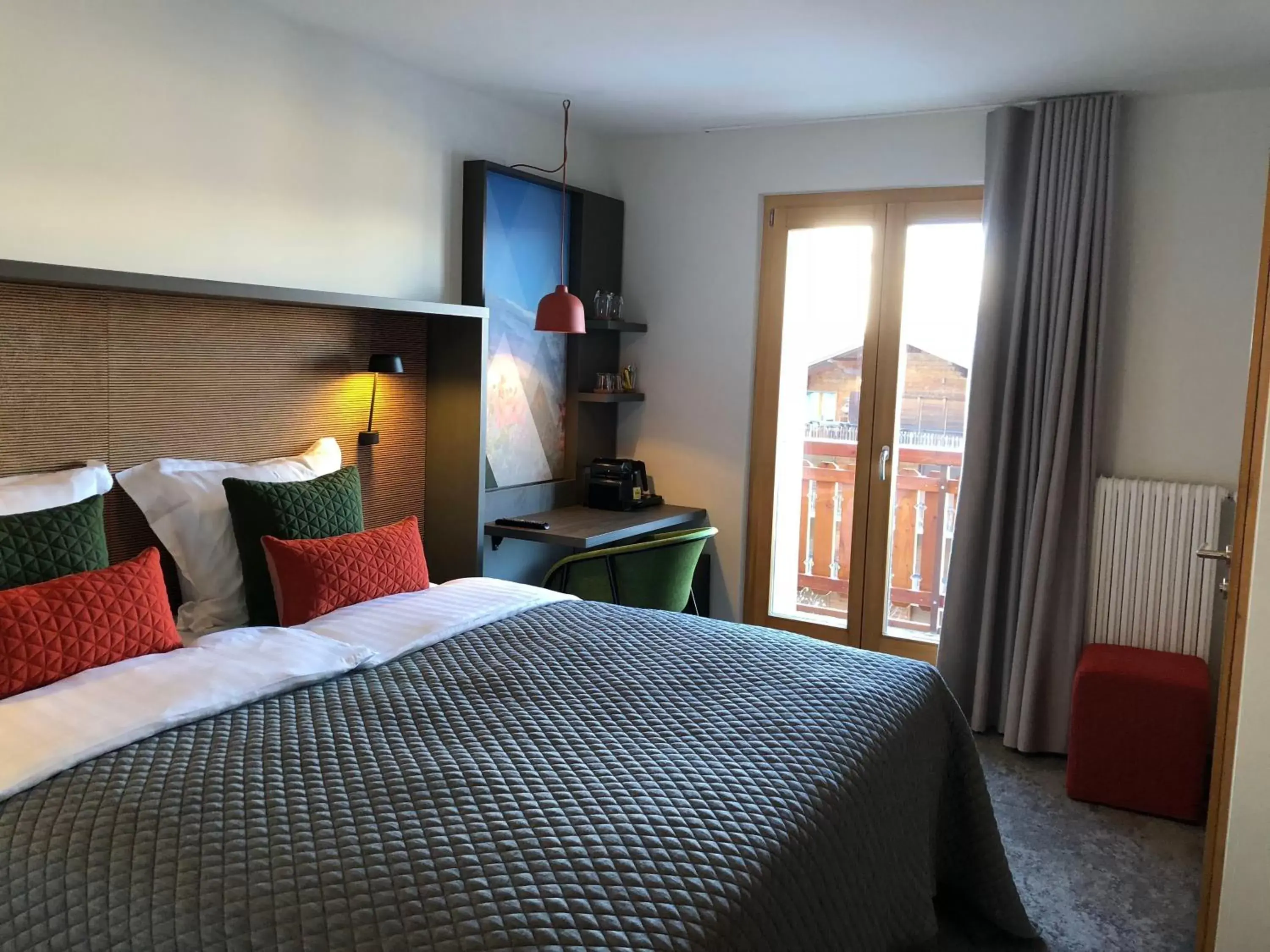 Bed in Hotel Les Etagnes