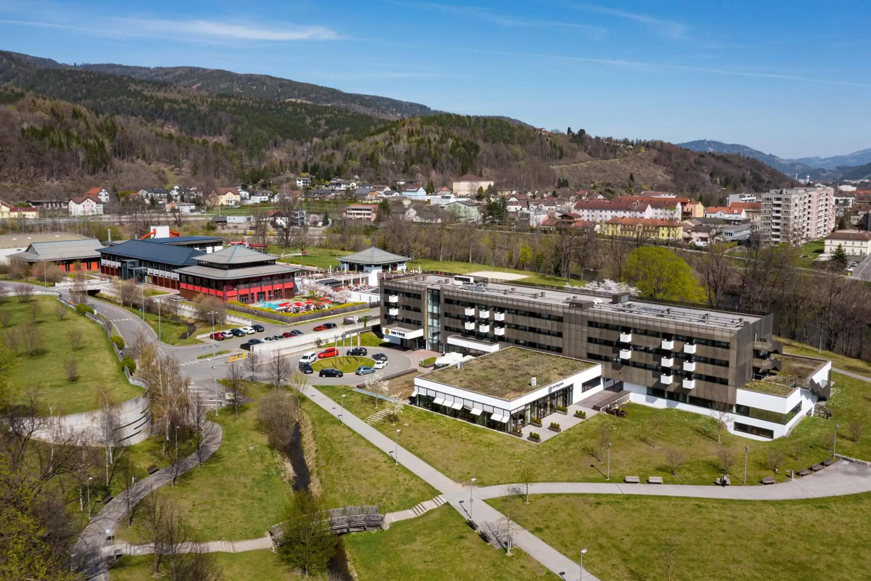 Bird's eye view, Bird's-eye View in Asia Hotel & Spa Leoben