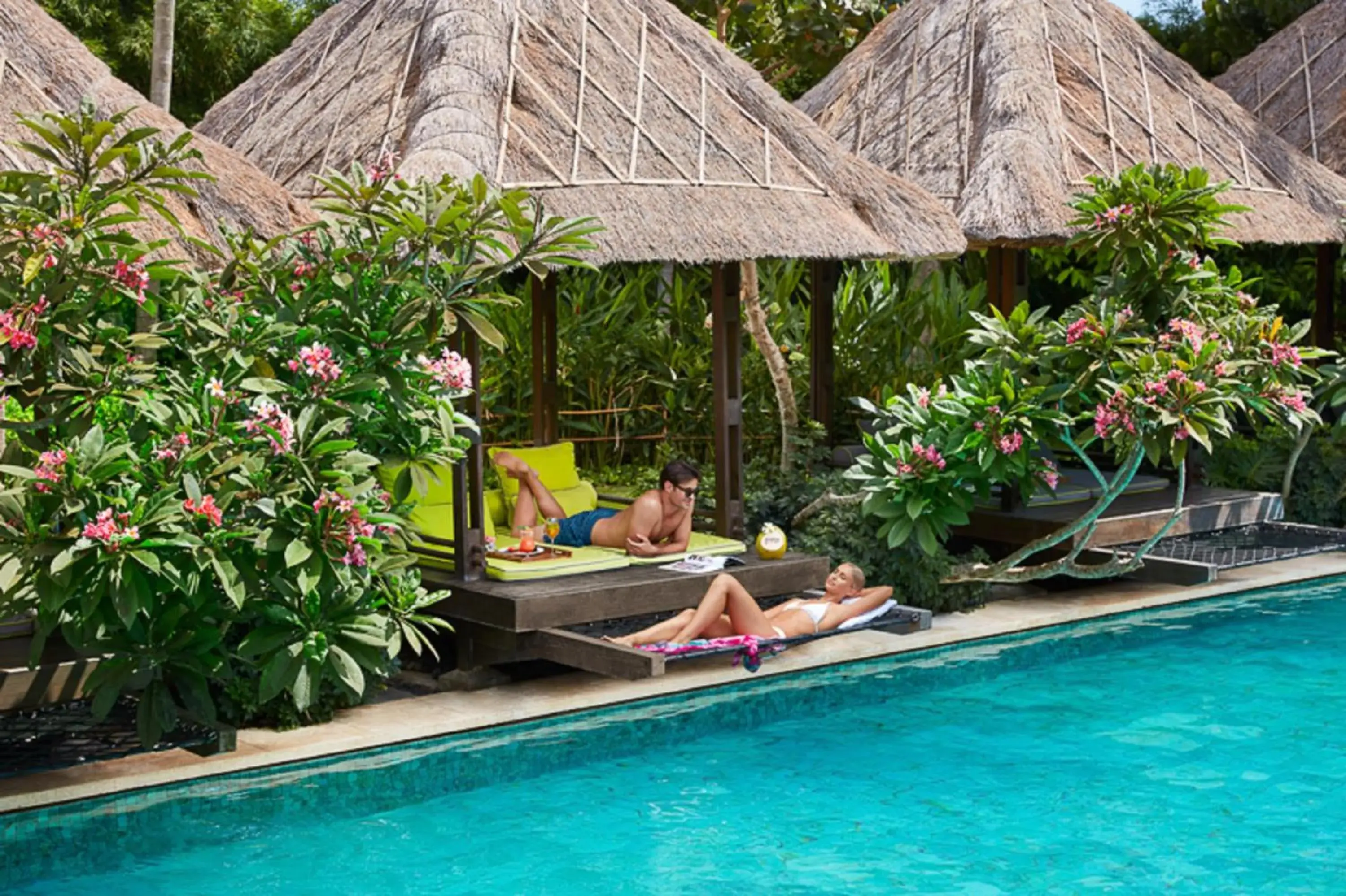 People, Swimming Pool in Mövenpick Resort & Spa Jimbaran Bali