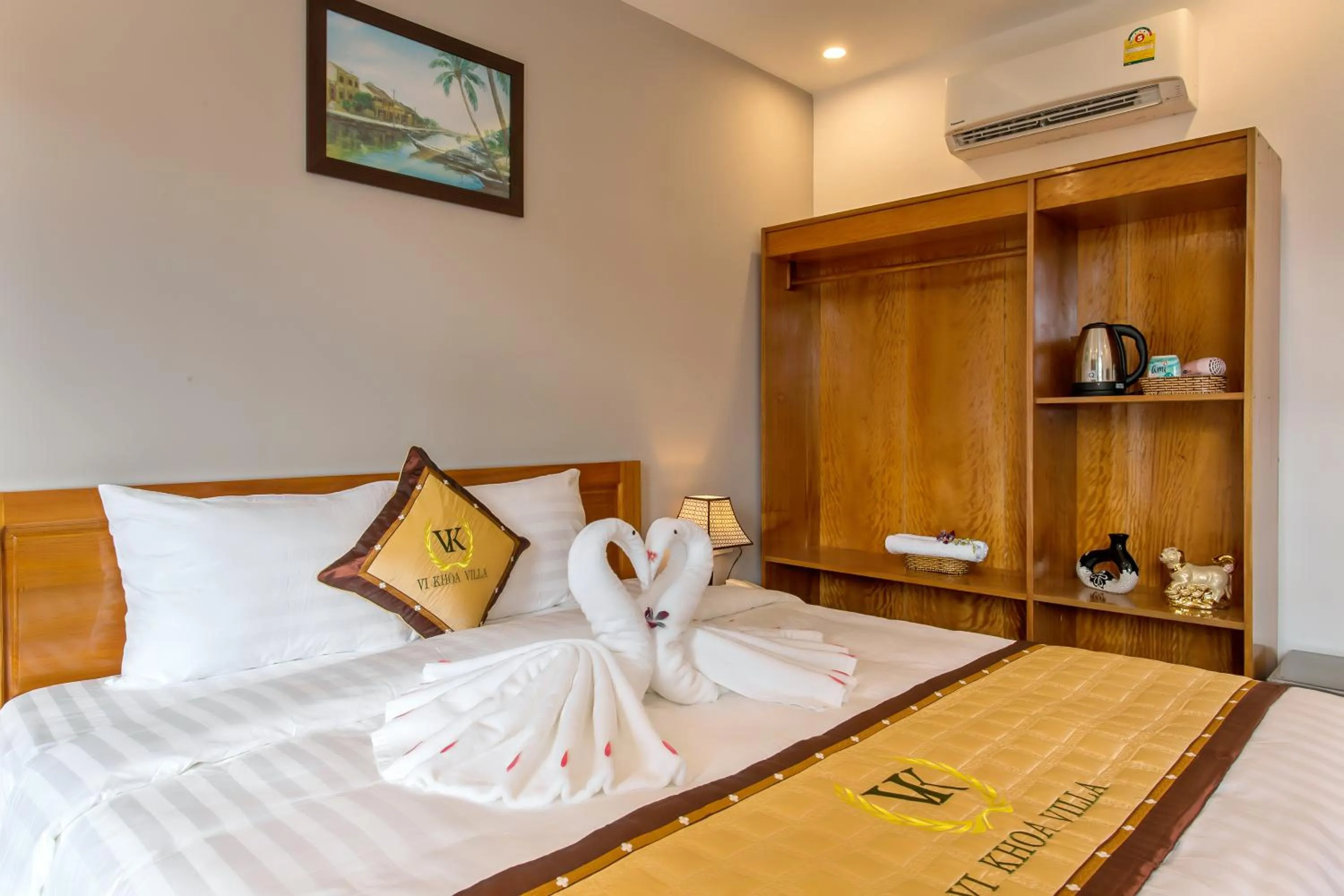 Bedroom, Bed in Hoi An Vi Khoa Villa