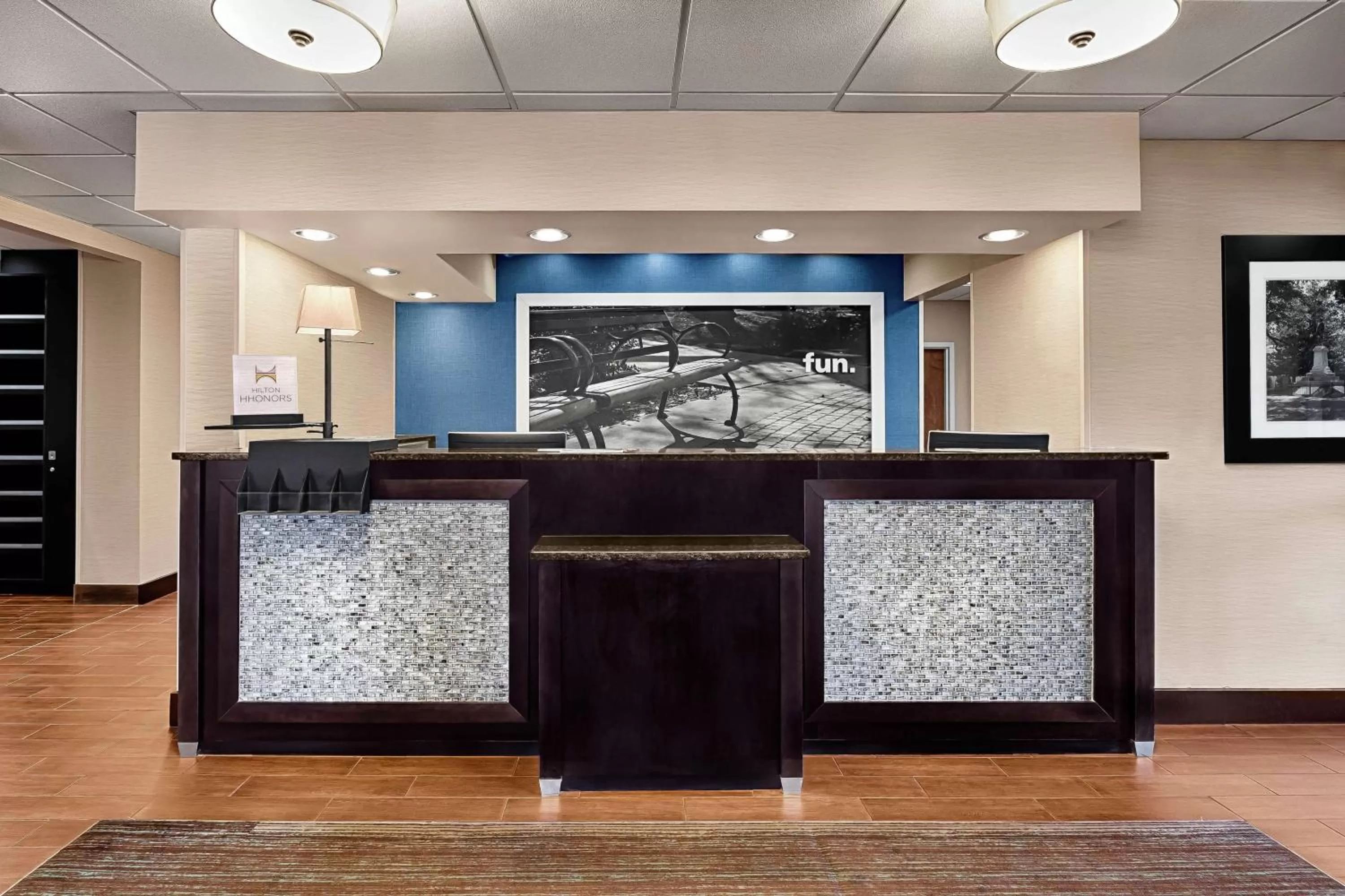 Lobby or reception in Hampton Inn Morganton