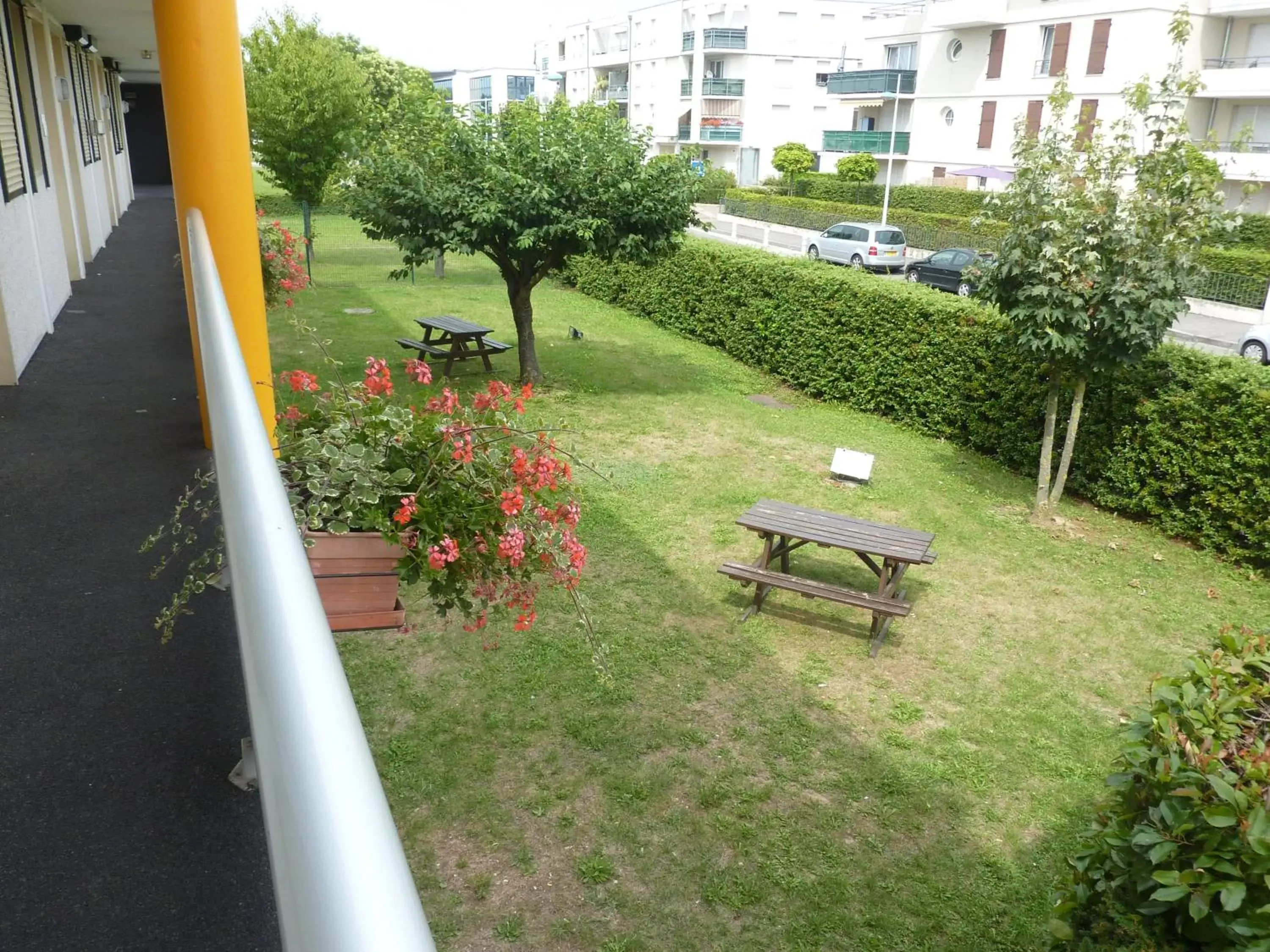 Garden view in Premiere Classe Strasbourg Ouest