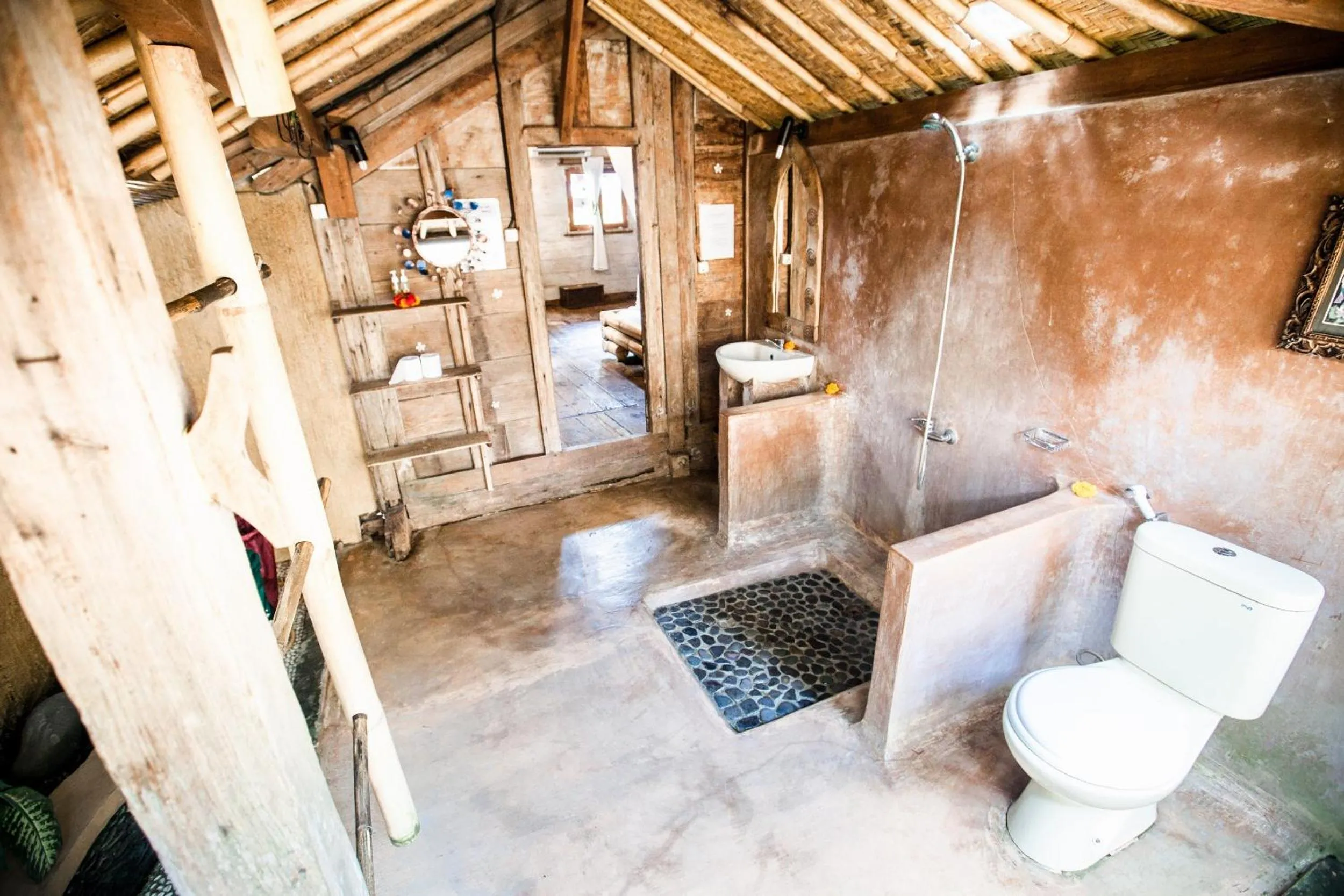 Bathroom in Swasti Eco Cottages
