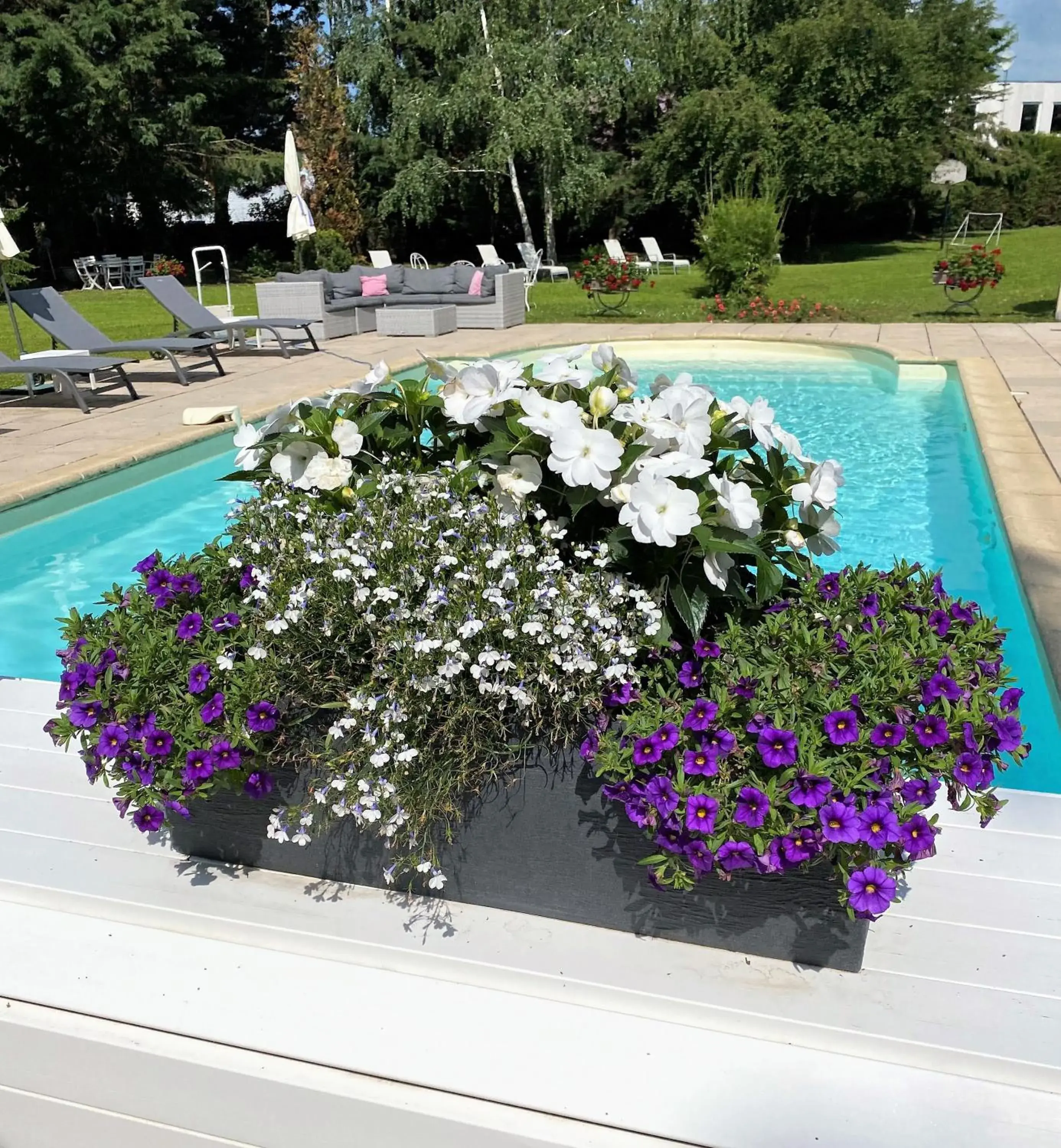 Garden, Pool View in Les Jardins D'Adalric