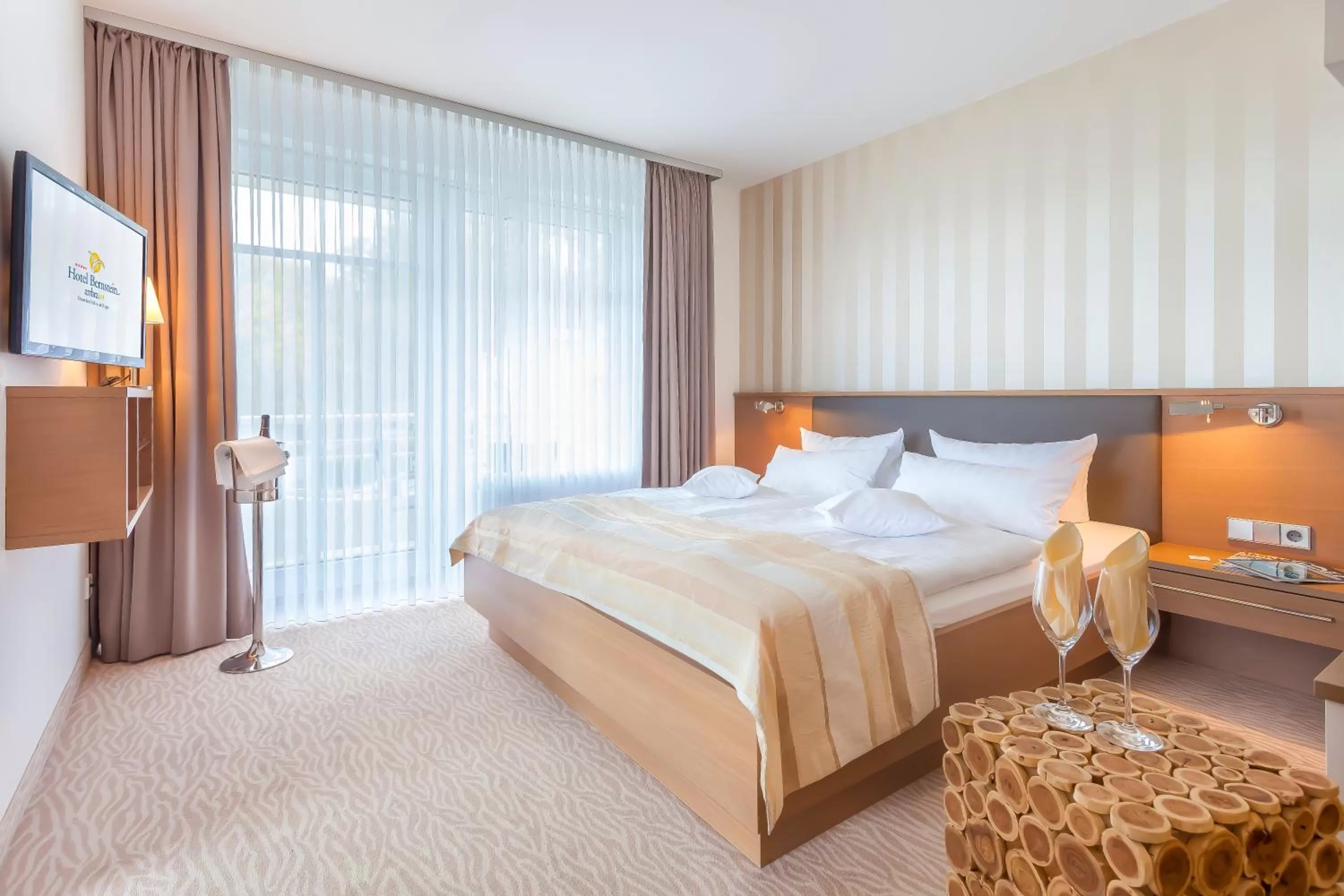 Bed in Hotel Bernstein