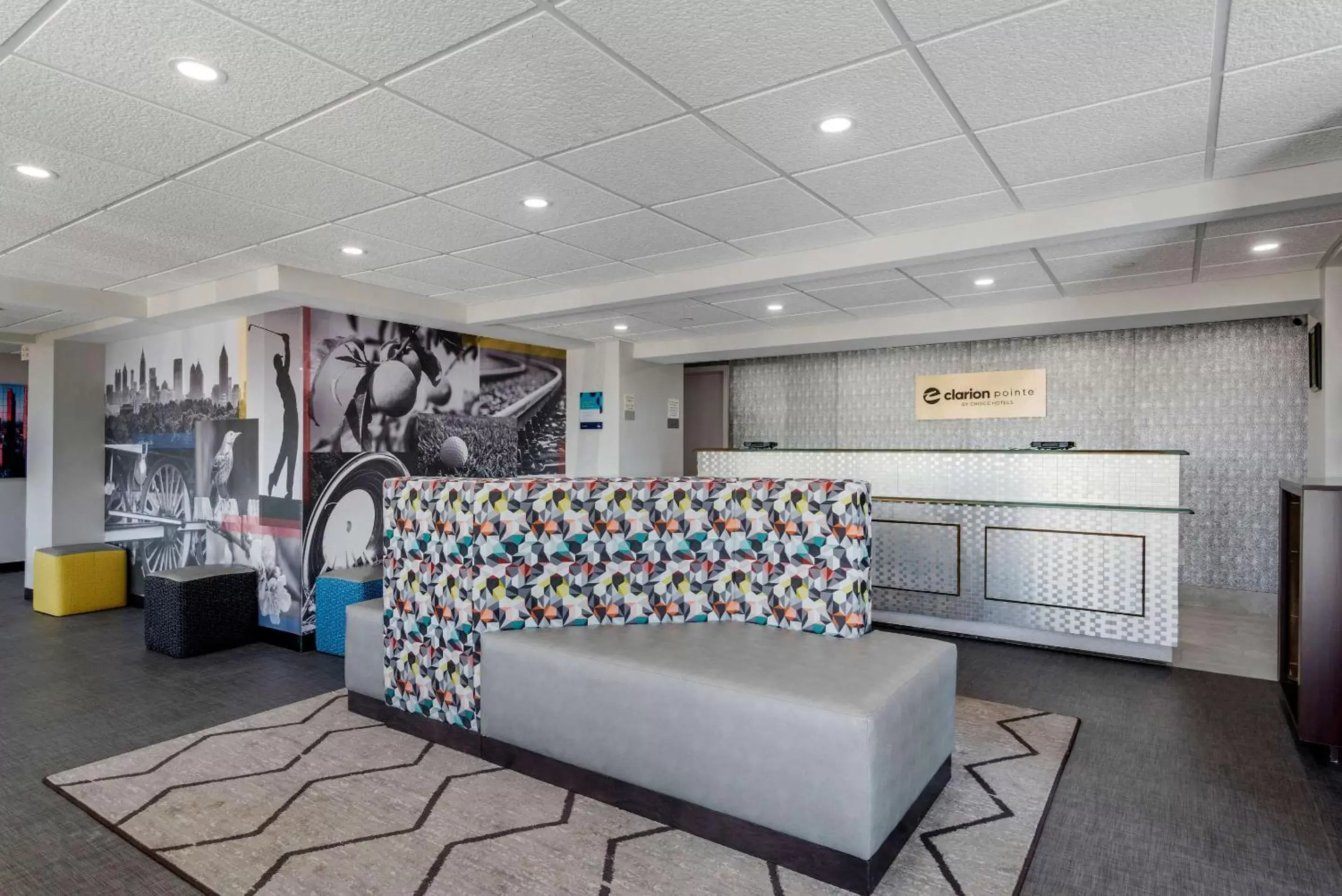 Lobby or reception in Clarion Pointe McDonough Lobby or reception in Clarion Pointe McDonough