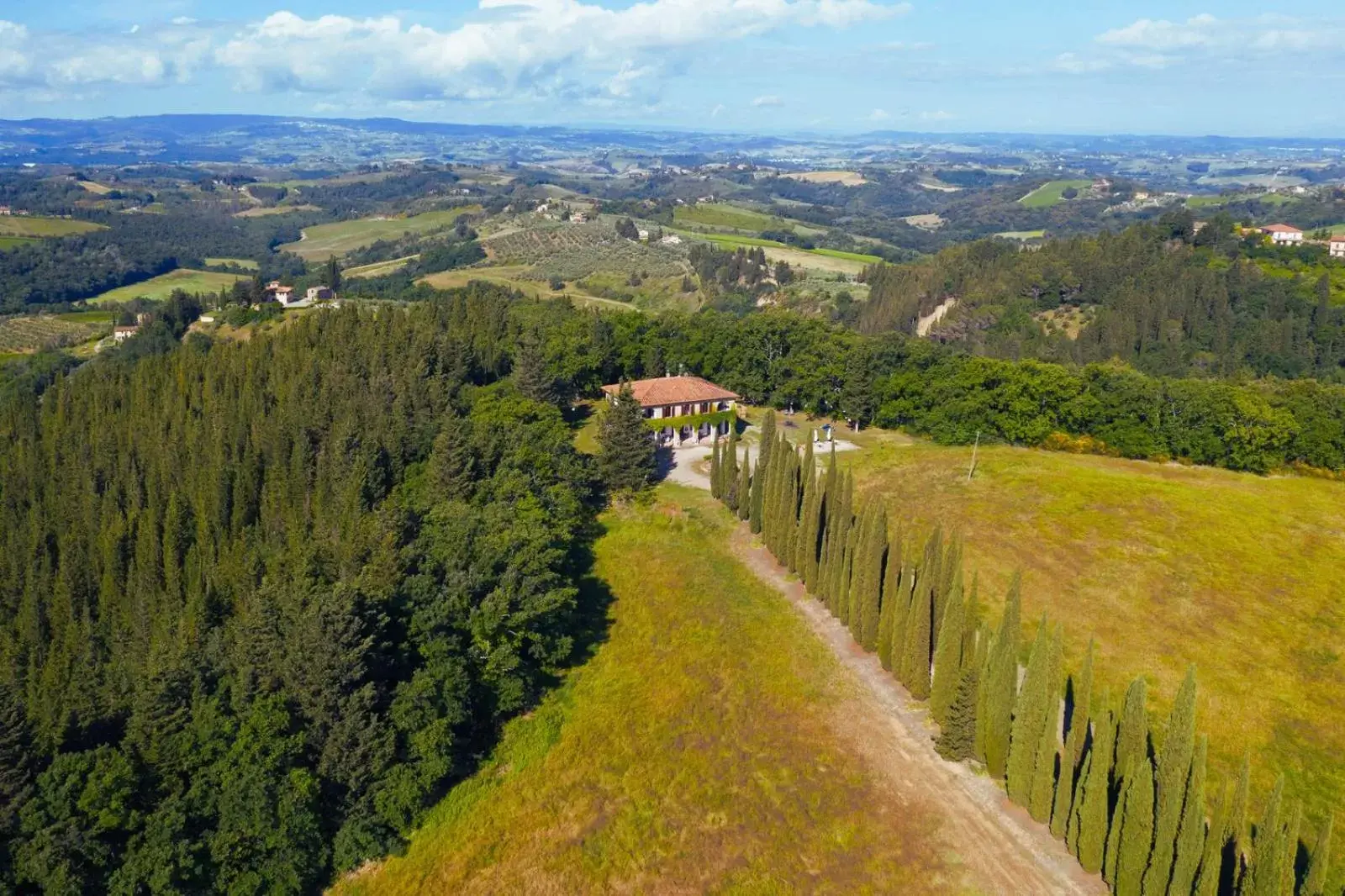 Natural landscape, Bird's-eye View in Villa Albertina