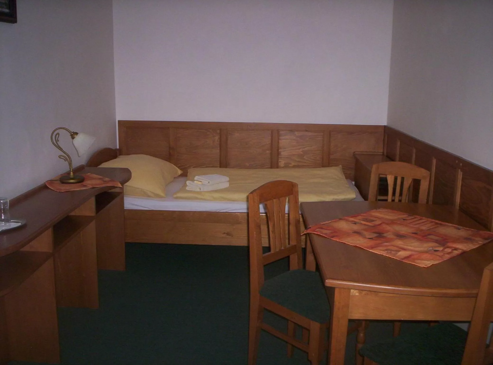 Bed in Hotel Krakonoš