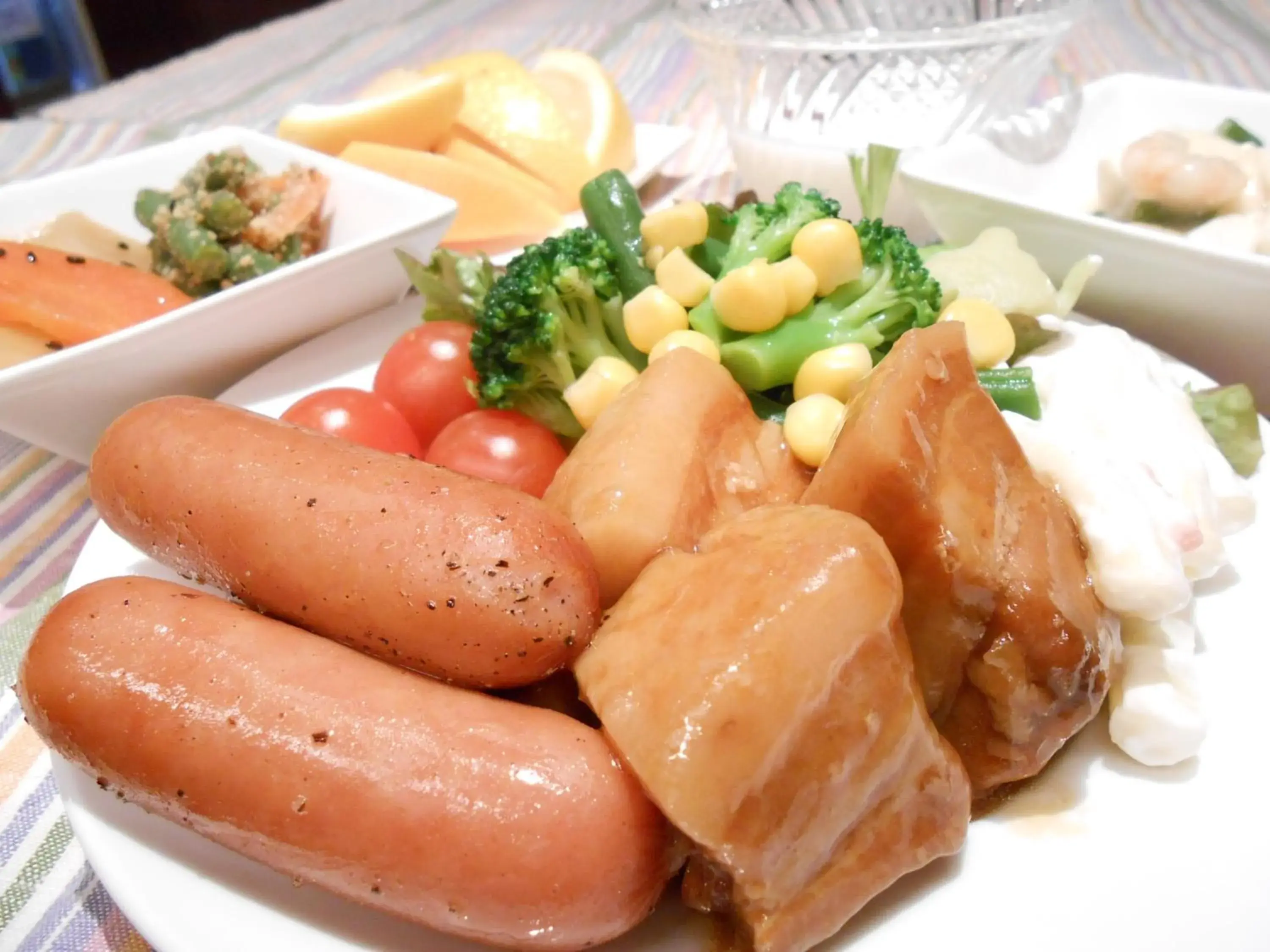 Buffet breakfast, Food in Hotel Crown Hills Sendai Aoba-dori