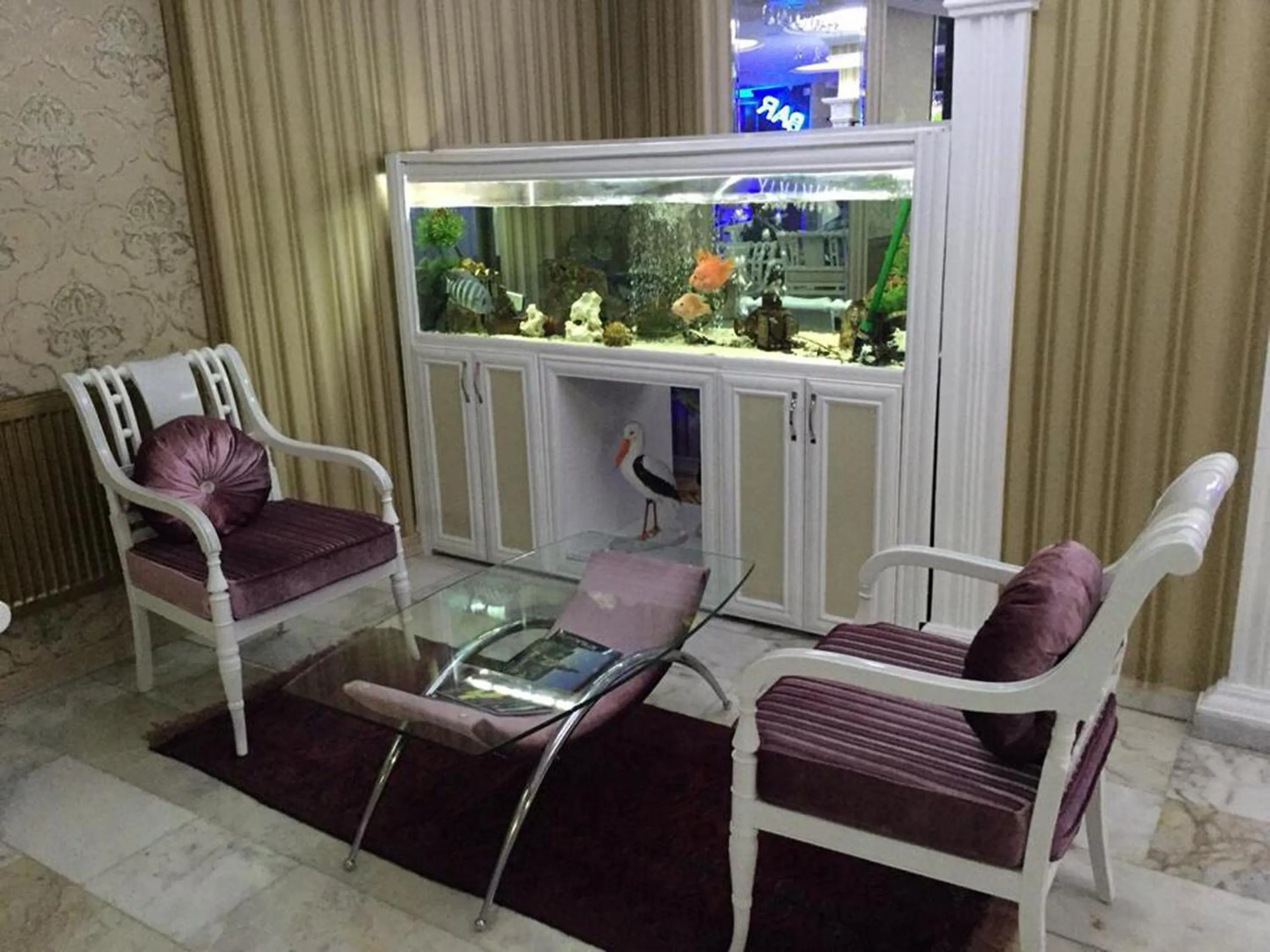 Seating area in Hotel Grand Mark