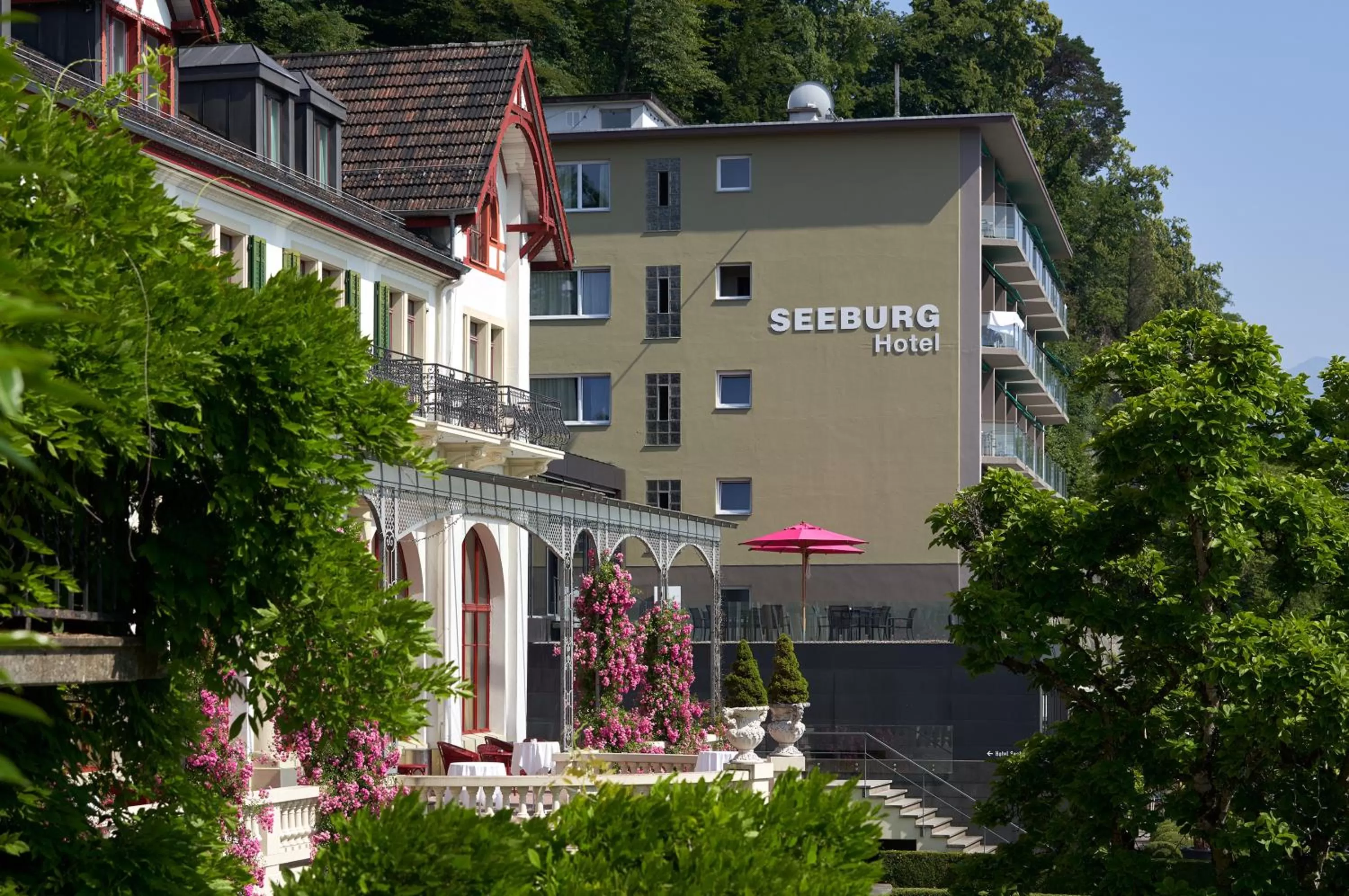 Facade/entrance in Hotel Seeburg