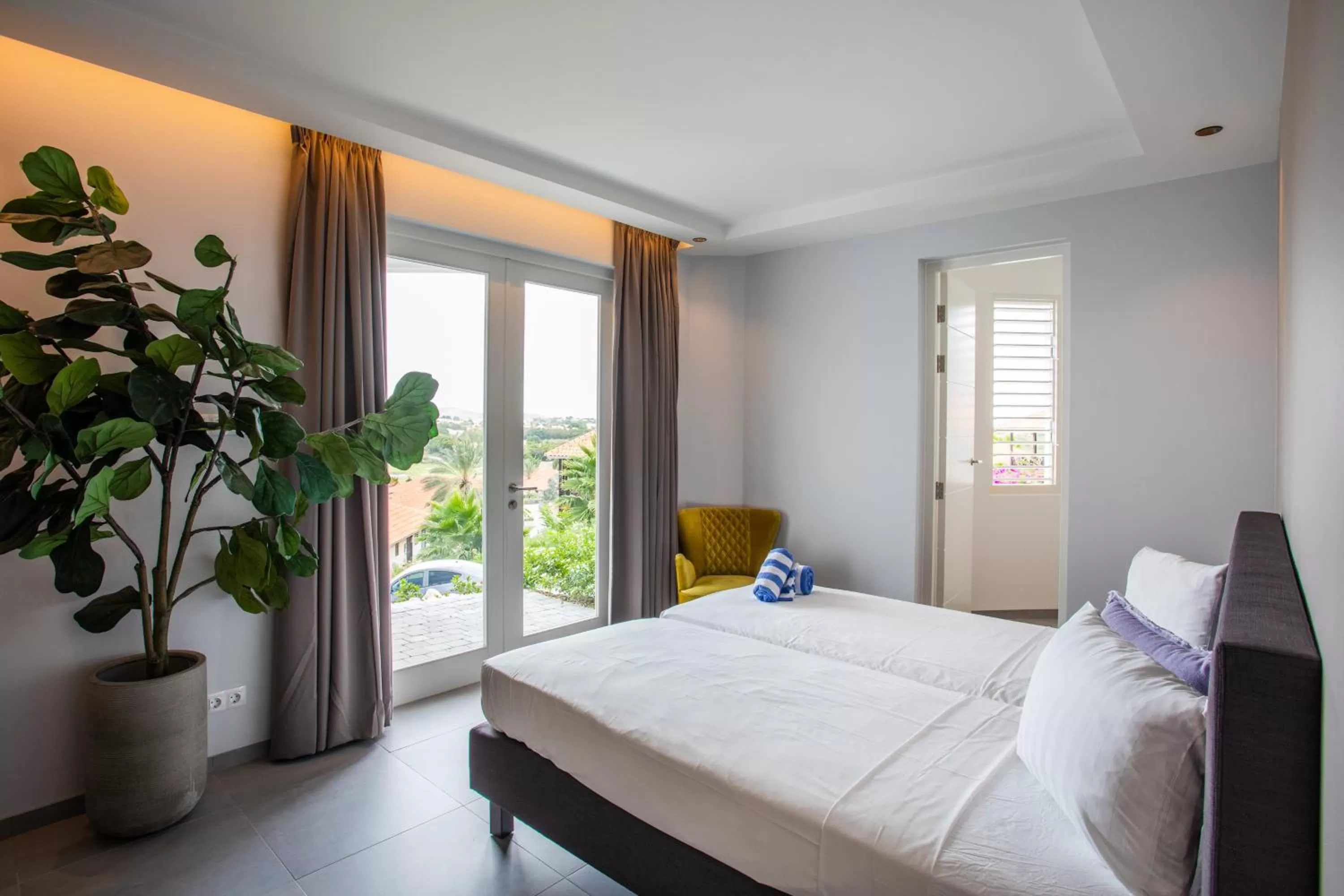 Bed in Blue Bay Curaçao Golf & Beach Resort