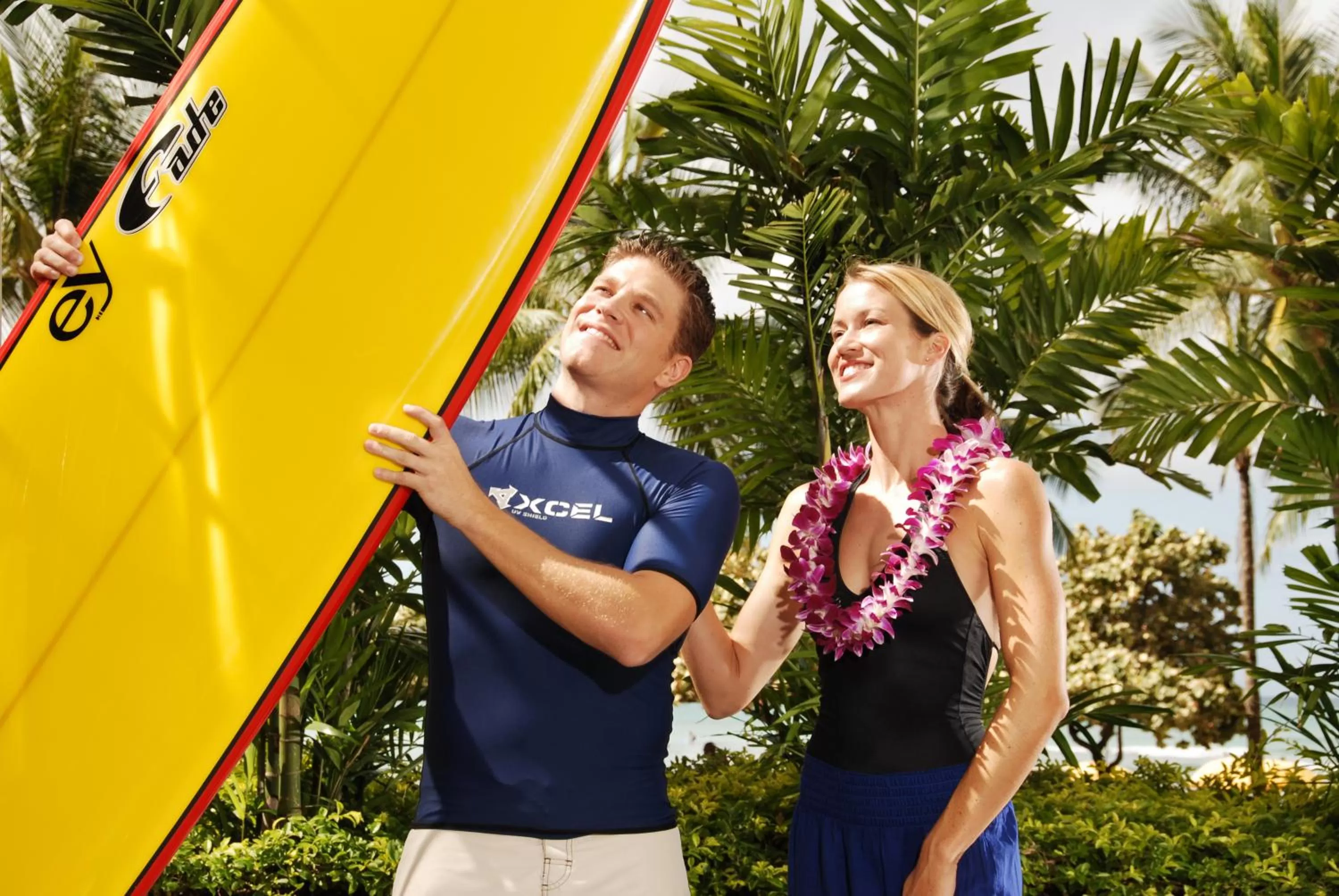People in Waikiki Circle Hotel by Castle