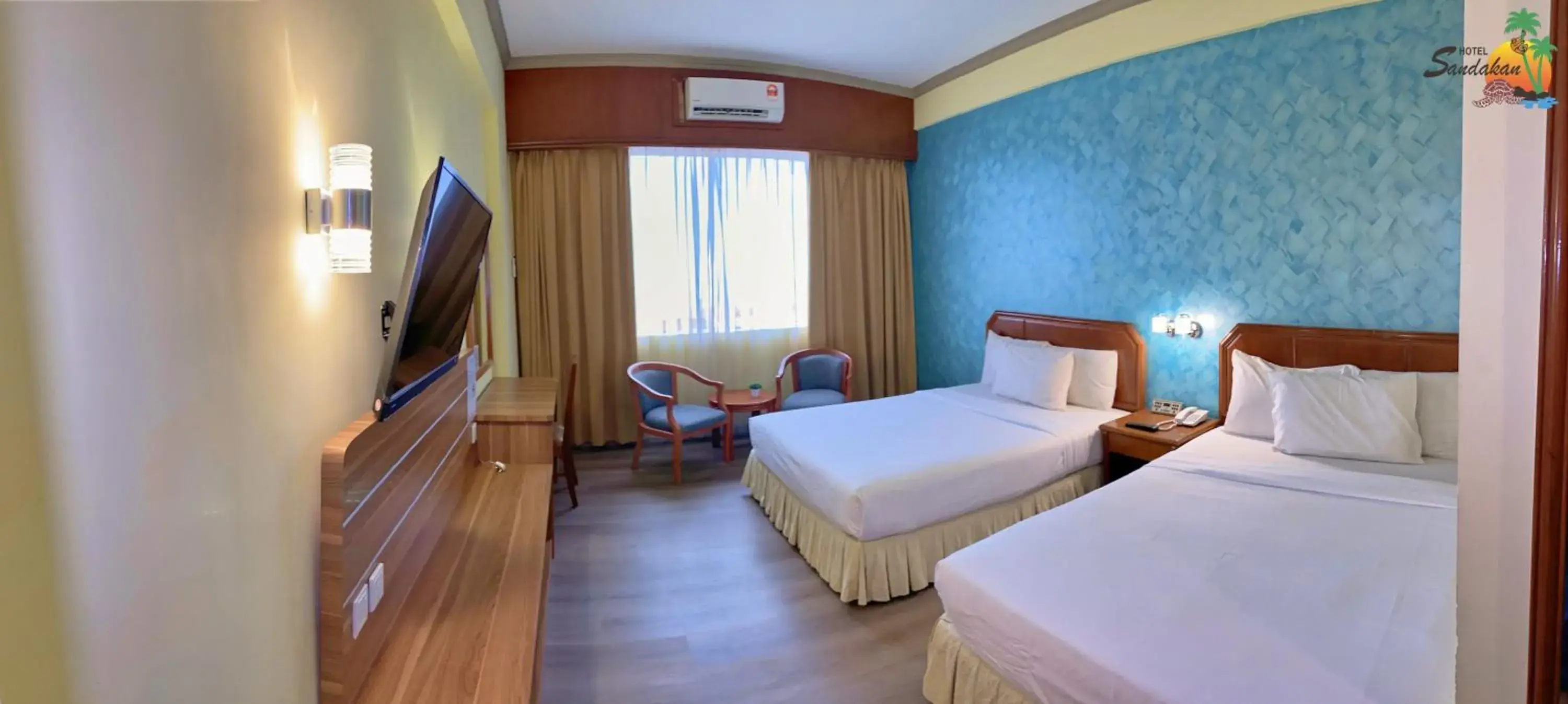 Bed in Hotel Sandakan