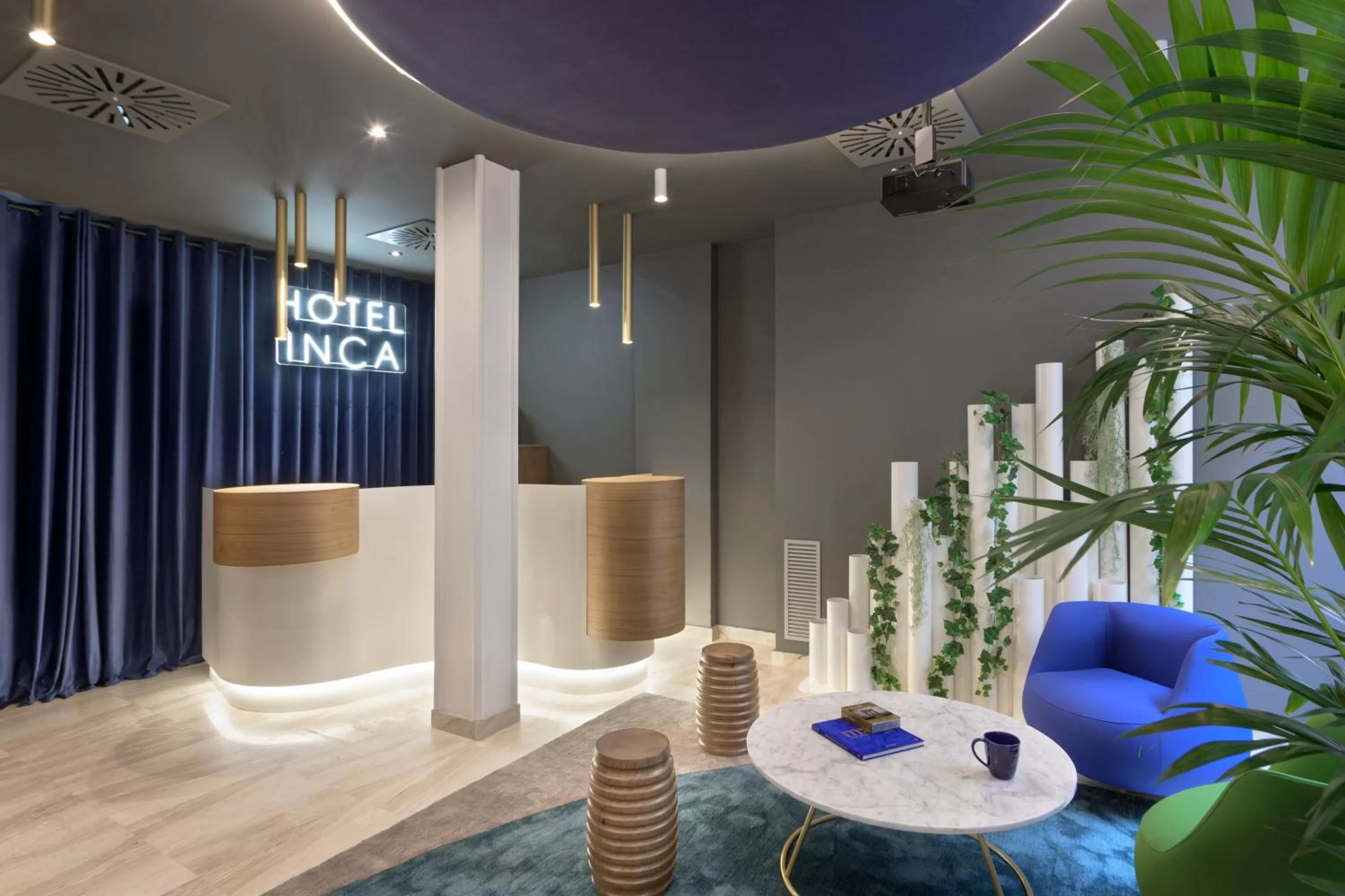 Lobby or reception in Hotel Inca