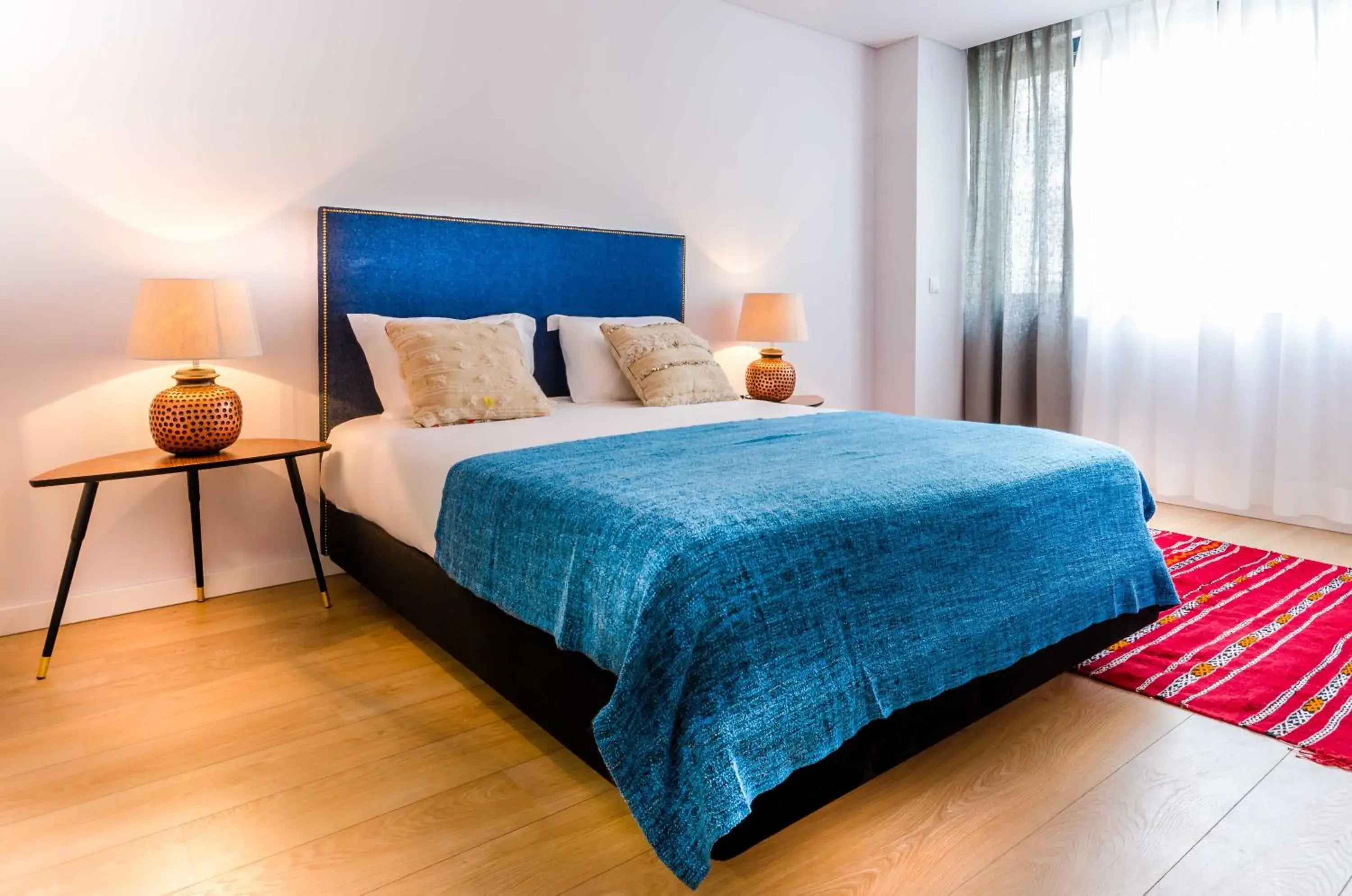 Bedroom, Bed in Lisbon Serviced Apartments - Liberdade