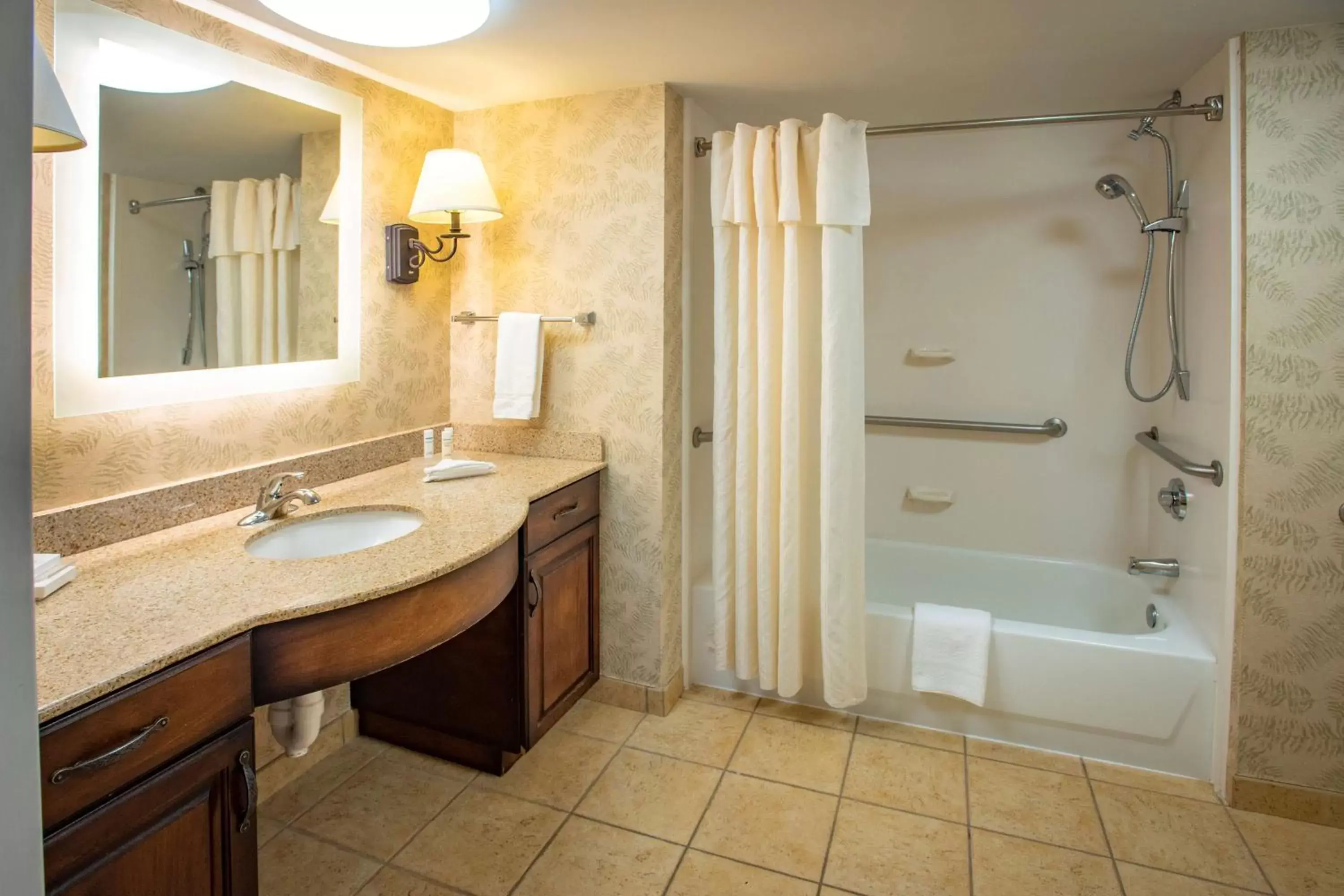 Bathroom in Homewood Suites by Hilton Pensacola Airport-Cordova Mall Area