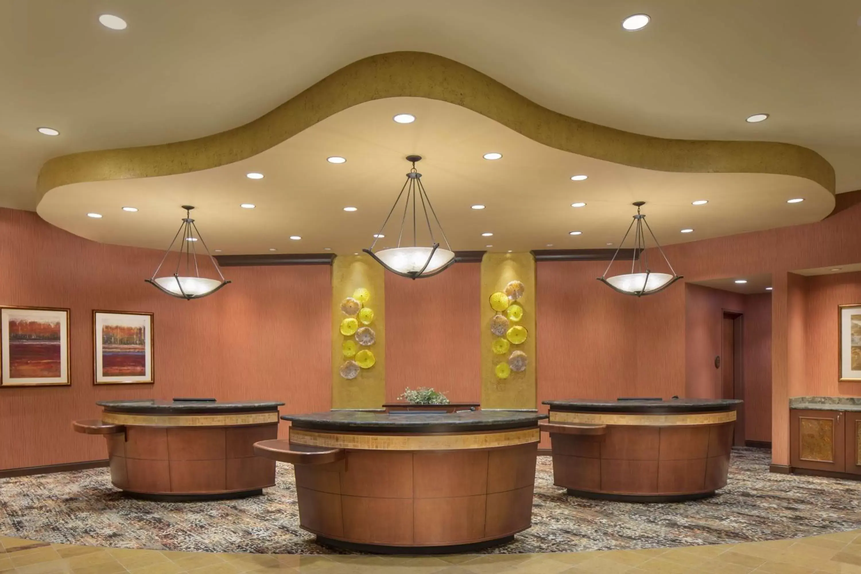 Lobby or reception, Lobby/Reception in Embassy Suites by Hilton San Marcos Hotel Conference Center