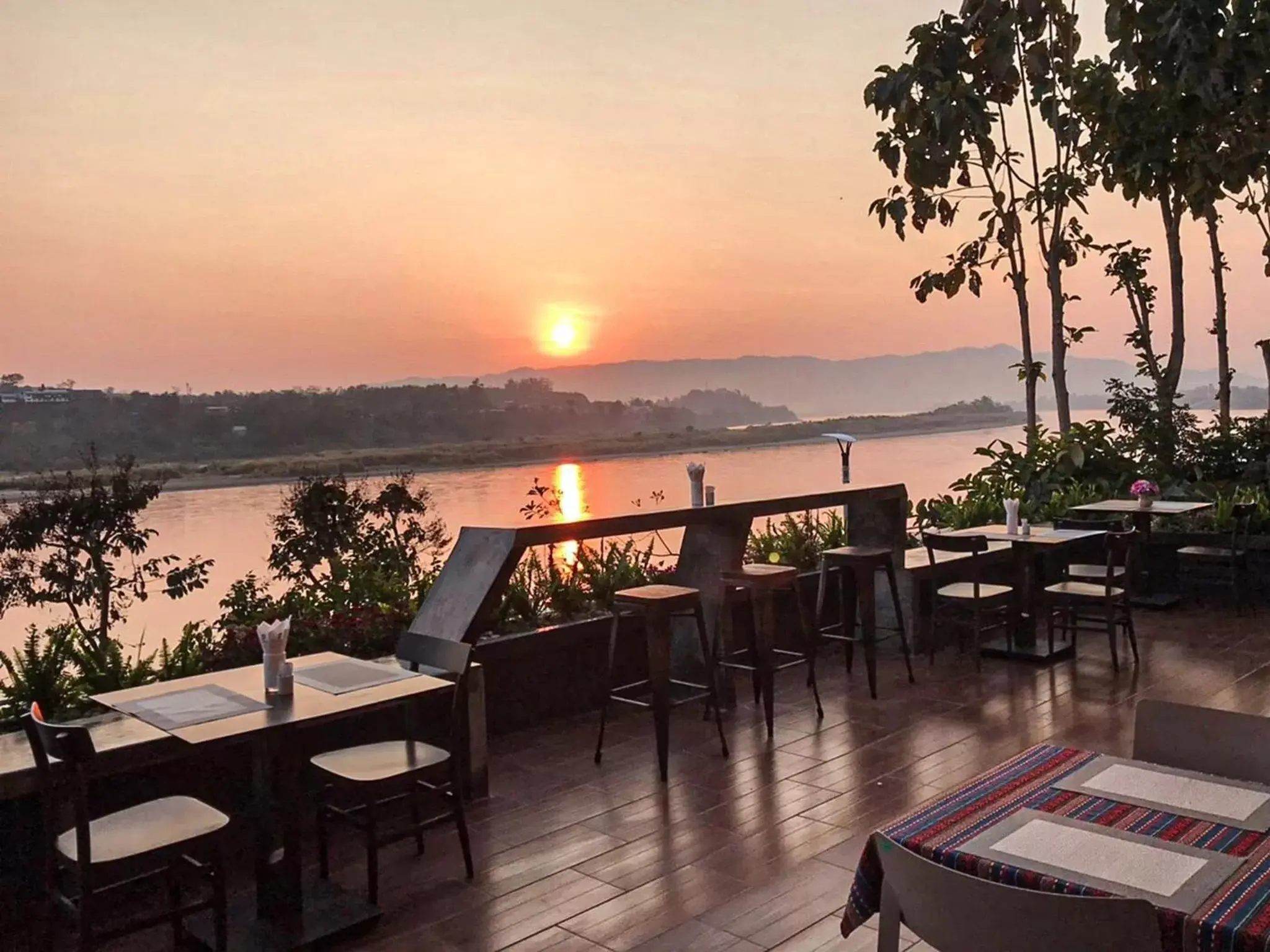 River view, Sunrise/Sunset in Fortune Riverview Hotel Chiang Khong