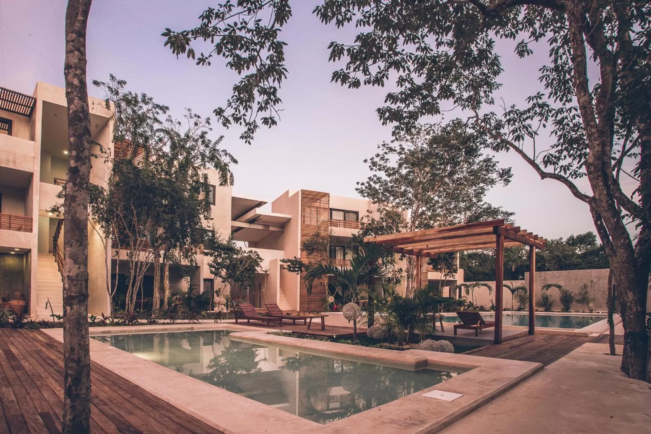 Swimming pool in Panacea Condo Tulum