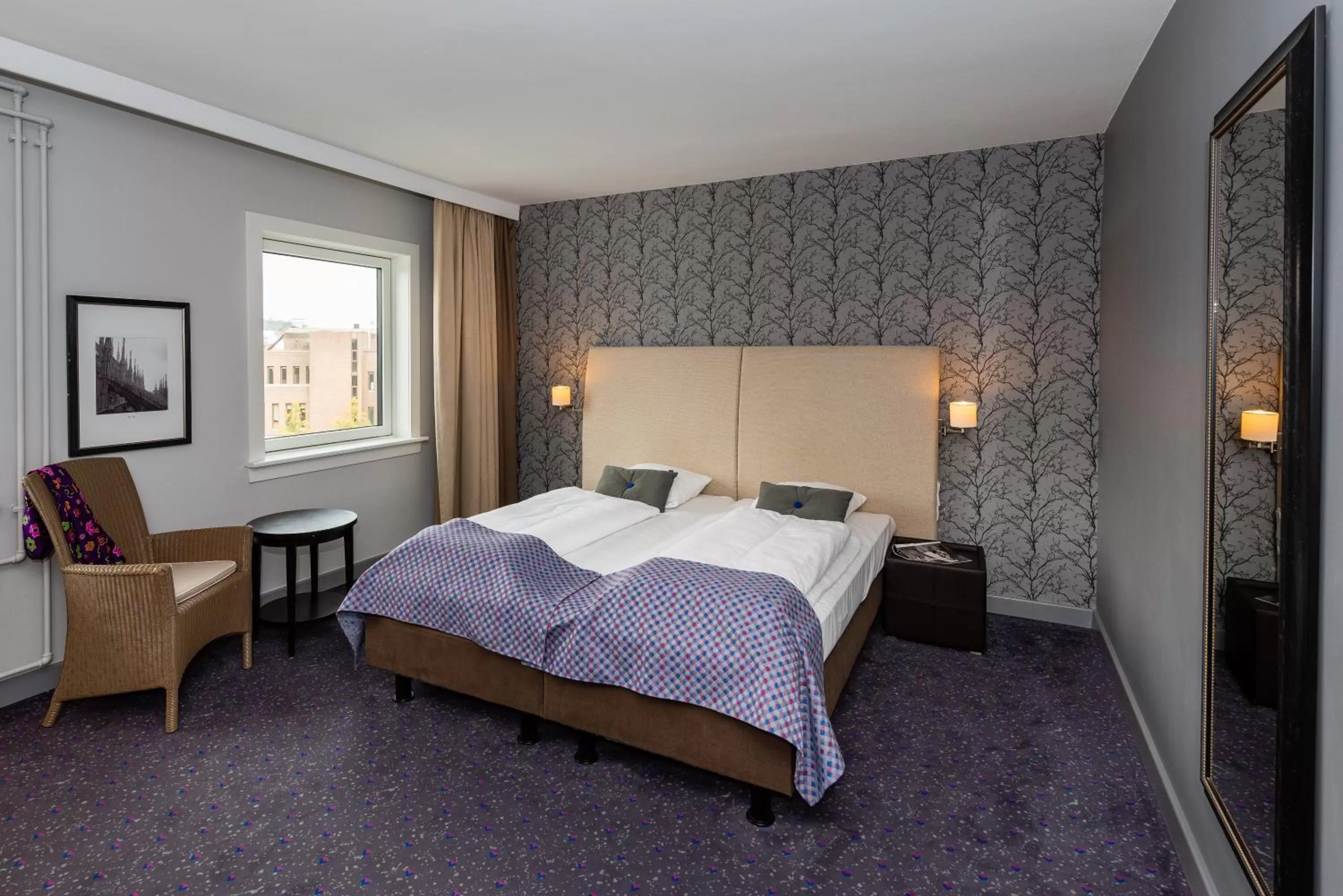 Bed in Hotel Cabinn Vejle