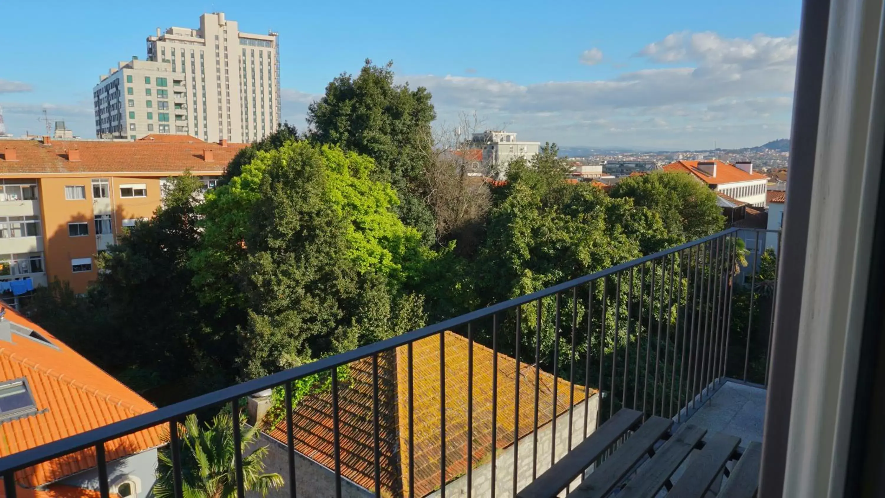 Balcony/Terrace in Aparthotel Oporto Palace