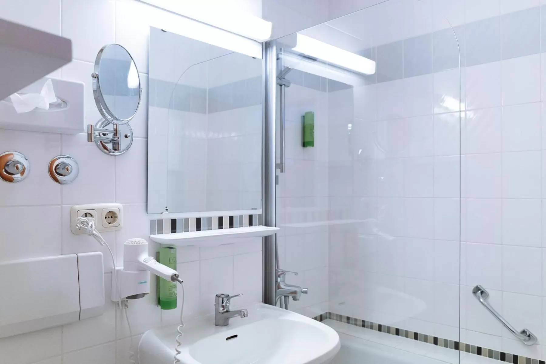 Shower, Bathroom in Hotel Hohenaschau