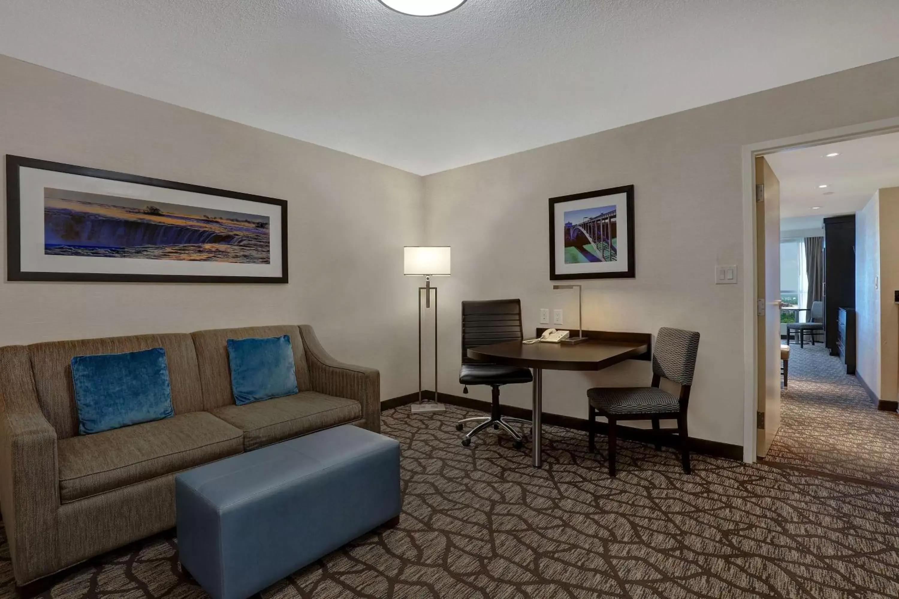 Living room, Seating Area in Embassy Suites by Hilton Niagara Falls/ Fallsview