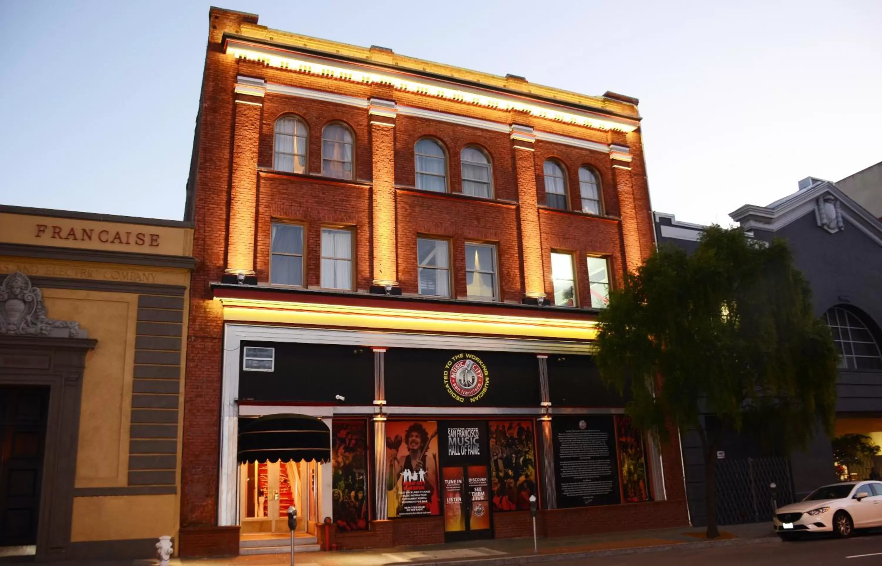 Property Building in Music City Hotel - Home of the San Francisco Music Hall of Fame