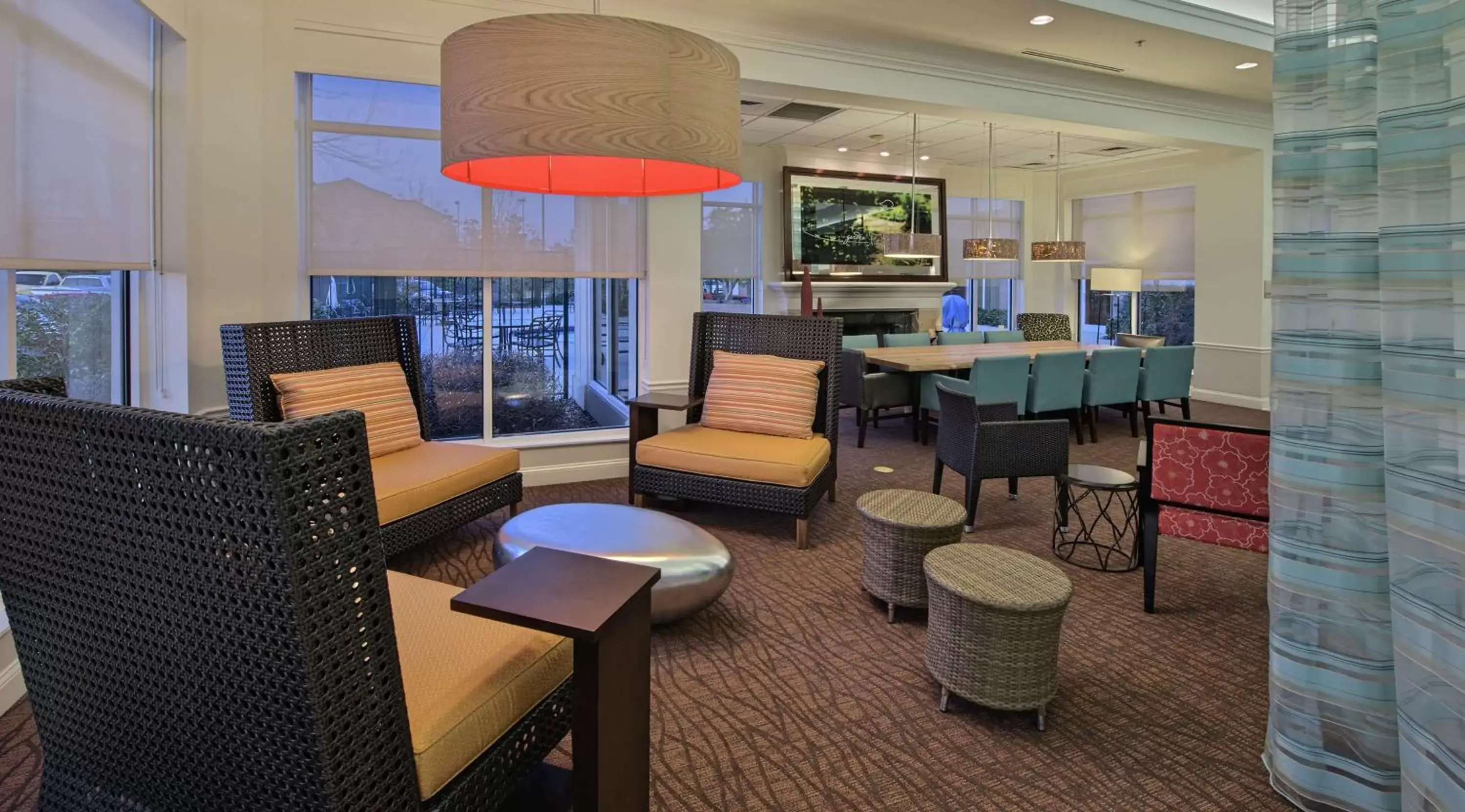 Lobby or reception, Lounge/Bar in Hilton Garden Inn Auburn/Opelika