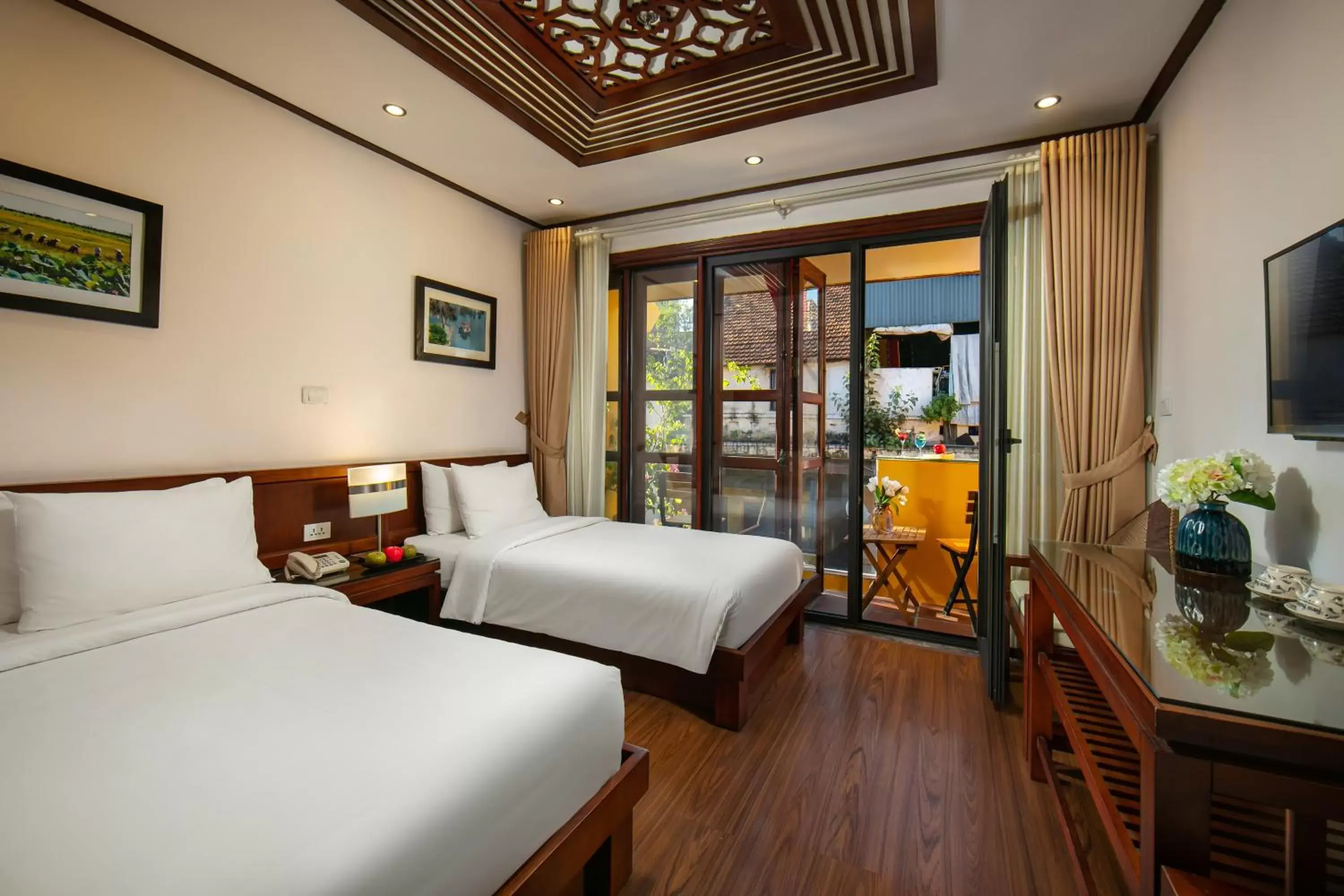 Bedroom in Hanoi Nostalgia Hotel & Spa