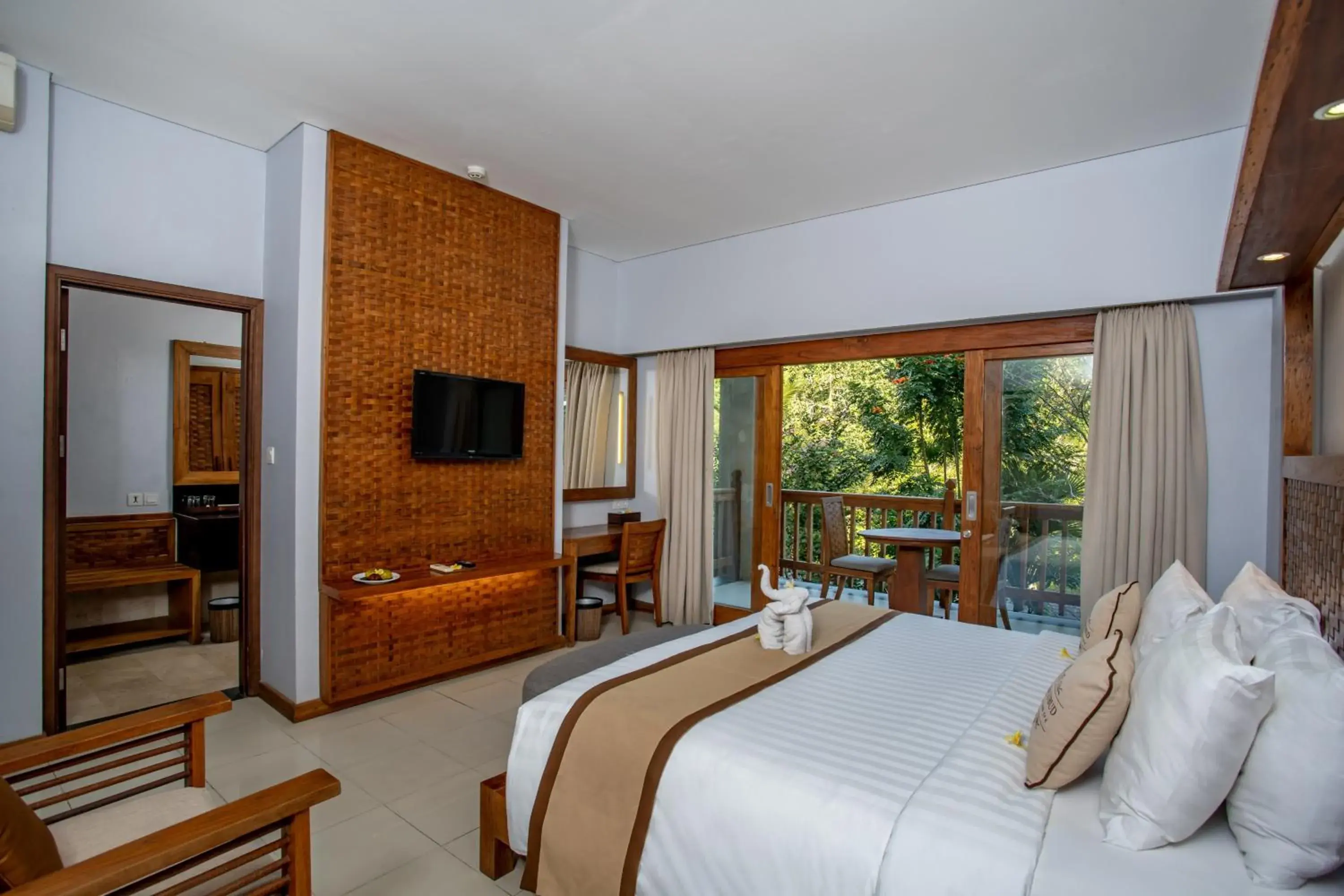 Bedroom in The Lokha Ubud Resort Villas and Spa