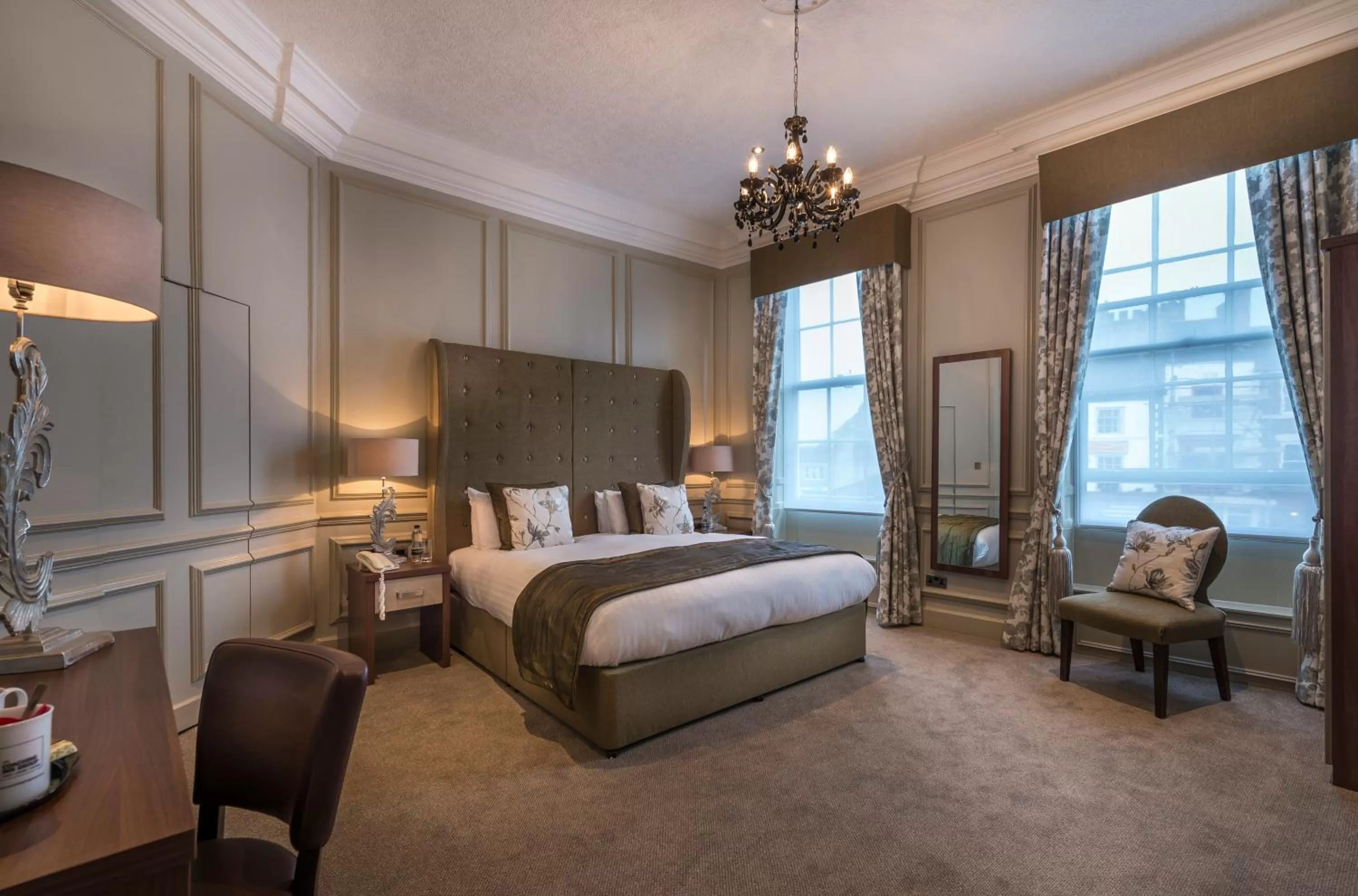 Decorative detail, Bed in The Kings Head Hotel, Richmond, North Yorkshire - The Coaching Inn Group