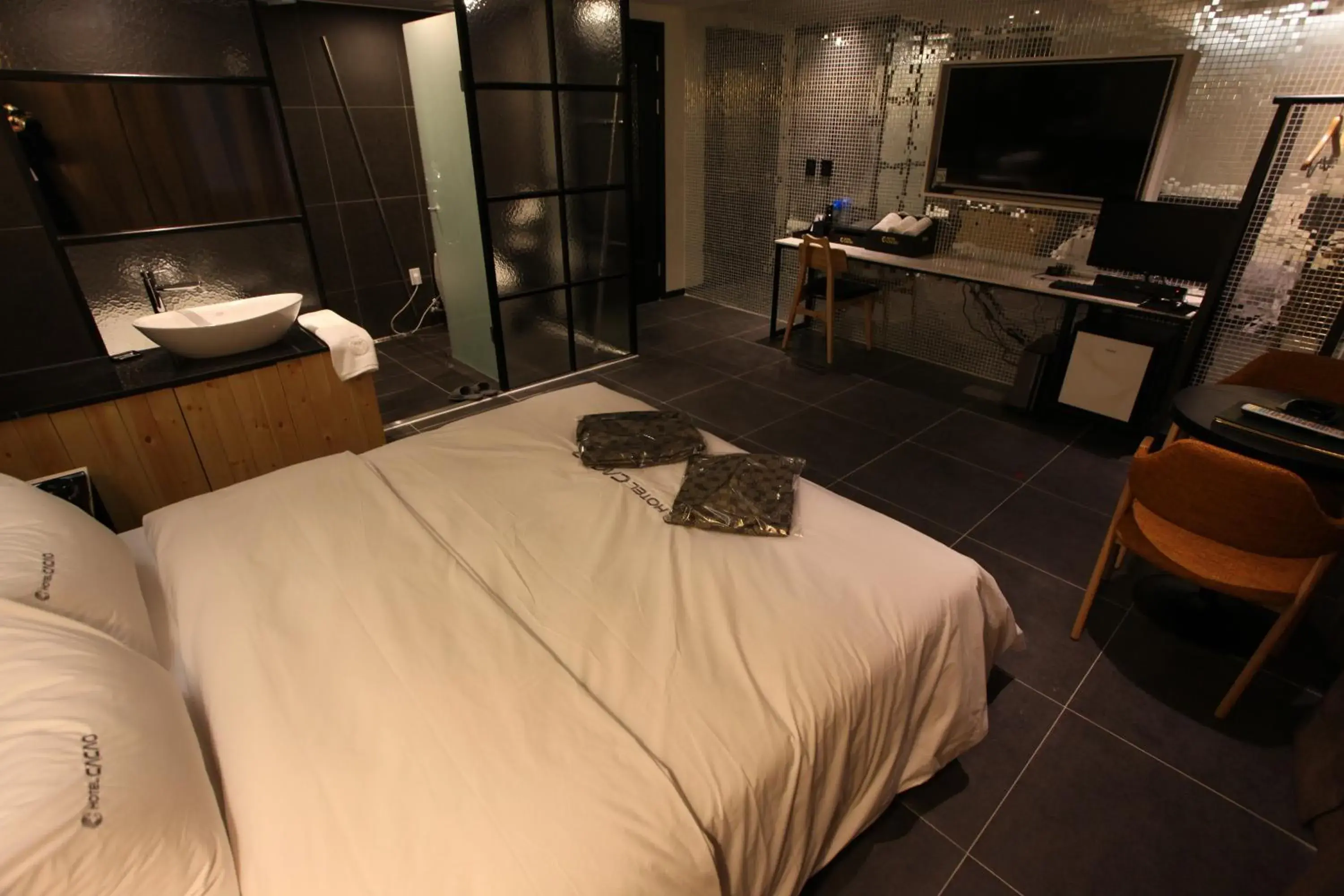 Bed in Hotel Cacao Bed in Hotel Cacao