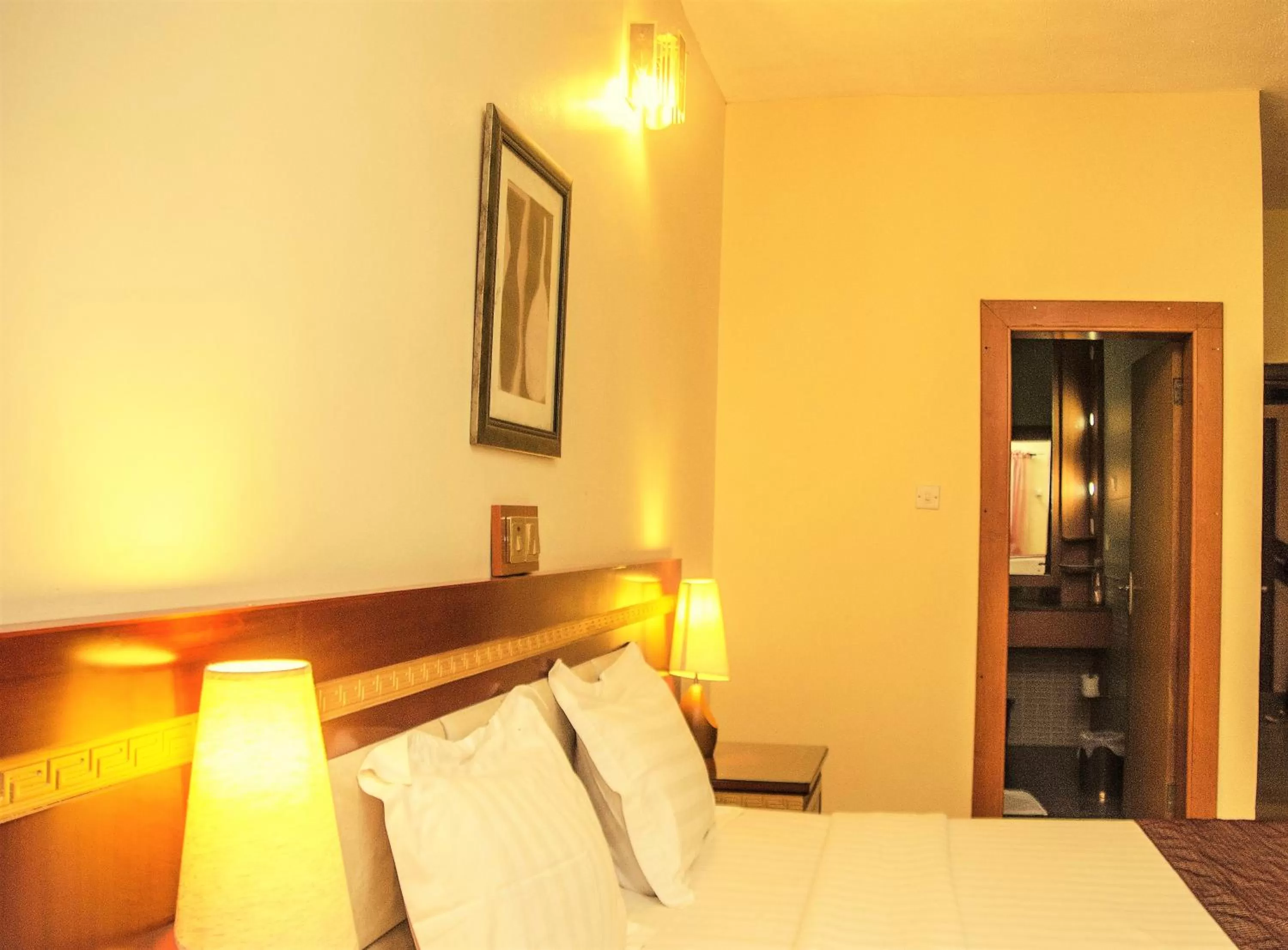 Shower, Bed in Hotel Rosebud