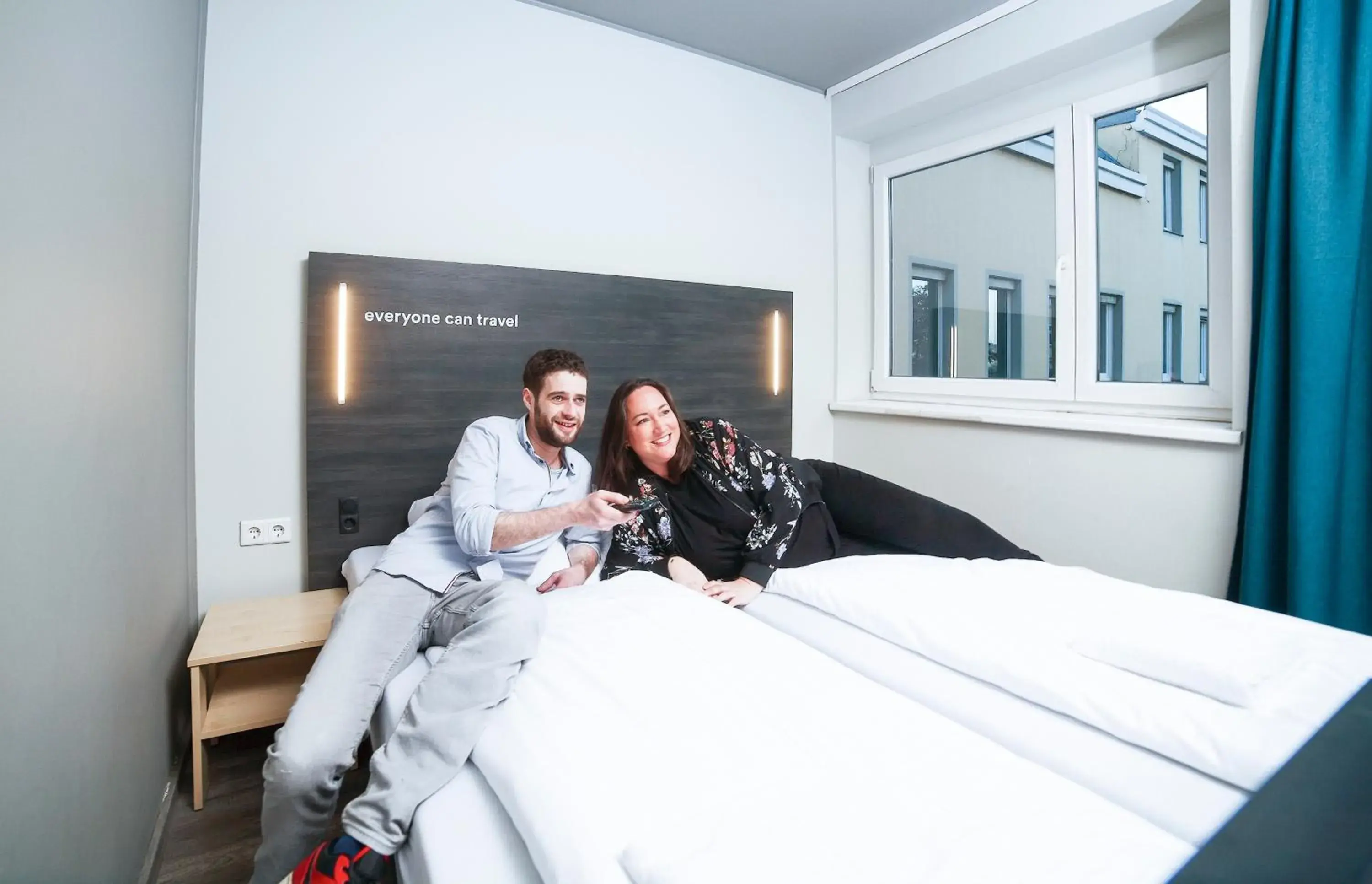 Photo of the whole room, Bed in a&o Wien Stadthalle Photo of the whole room, Bed in a&o Wien Stadthalle