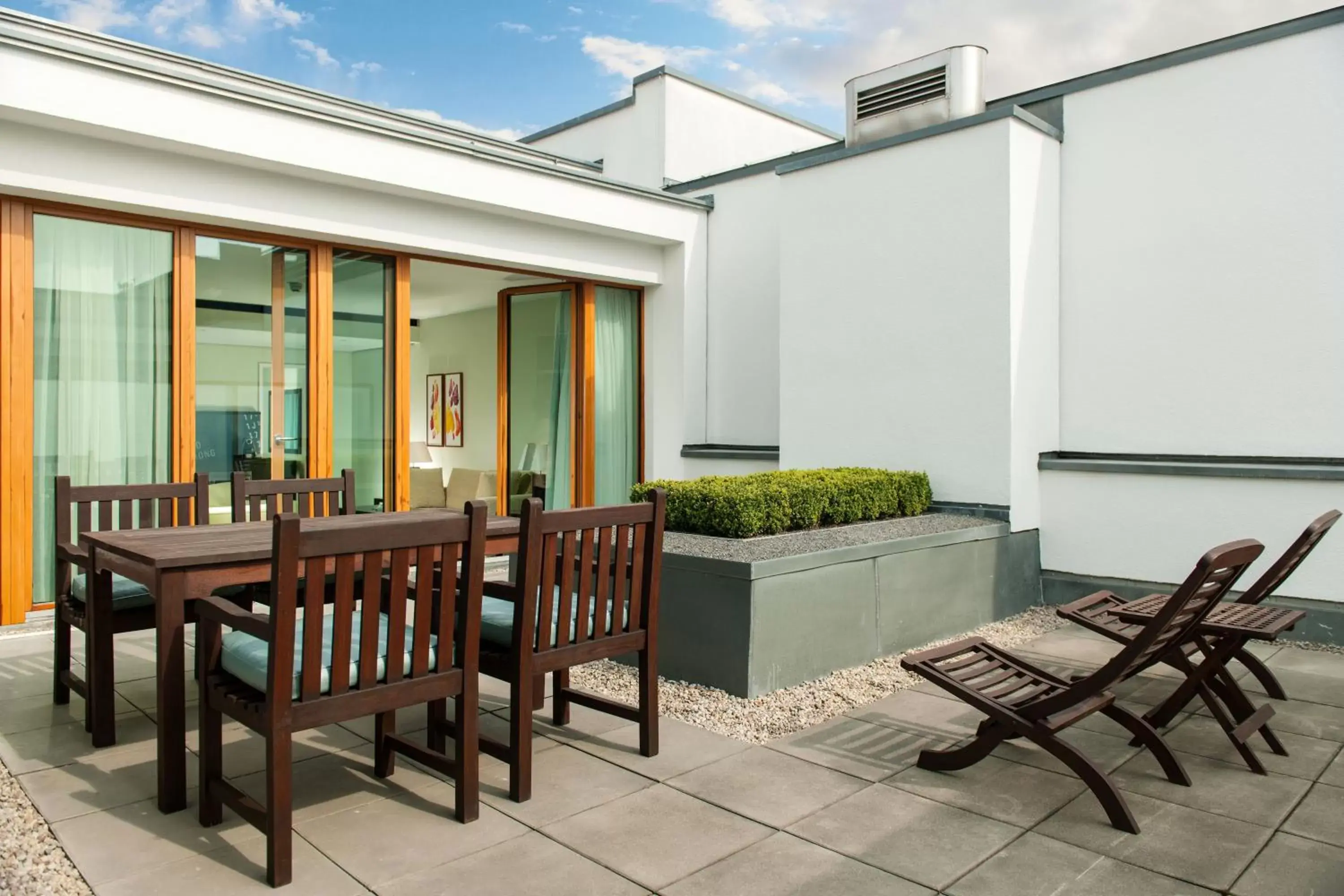 Balcony/Terrace in Clipper Boardinghouse - Berlin-Gendarmenmarkt Balcony/Terrace in Clipper Boardinghouse - Berlin-Gendarmenmarkt