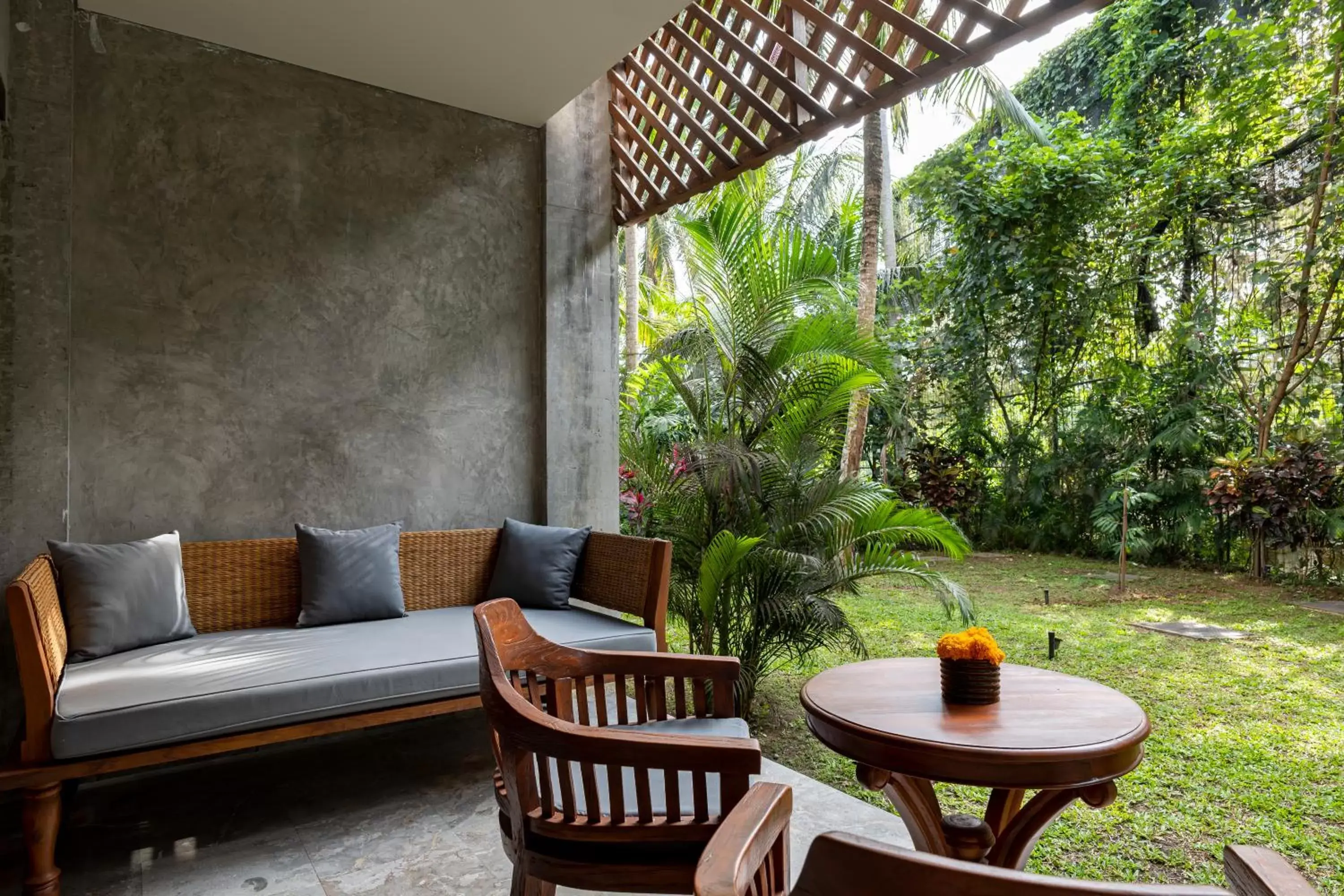 Balcony/Terrace, Seating Area in Adiwana Bisma