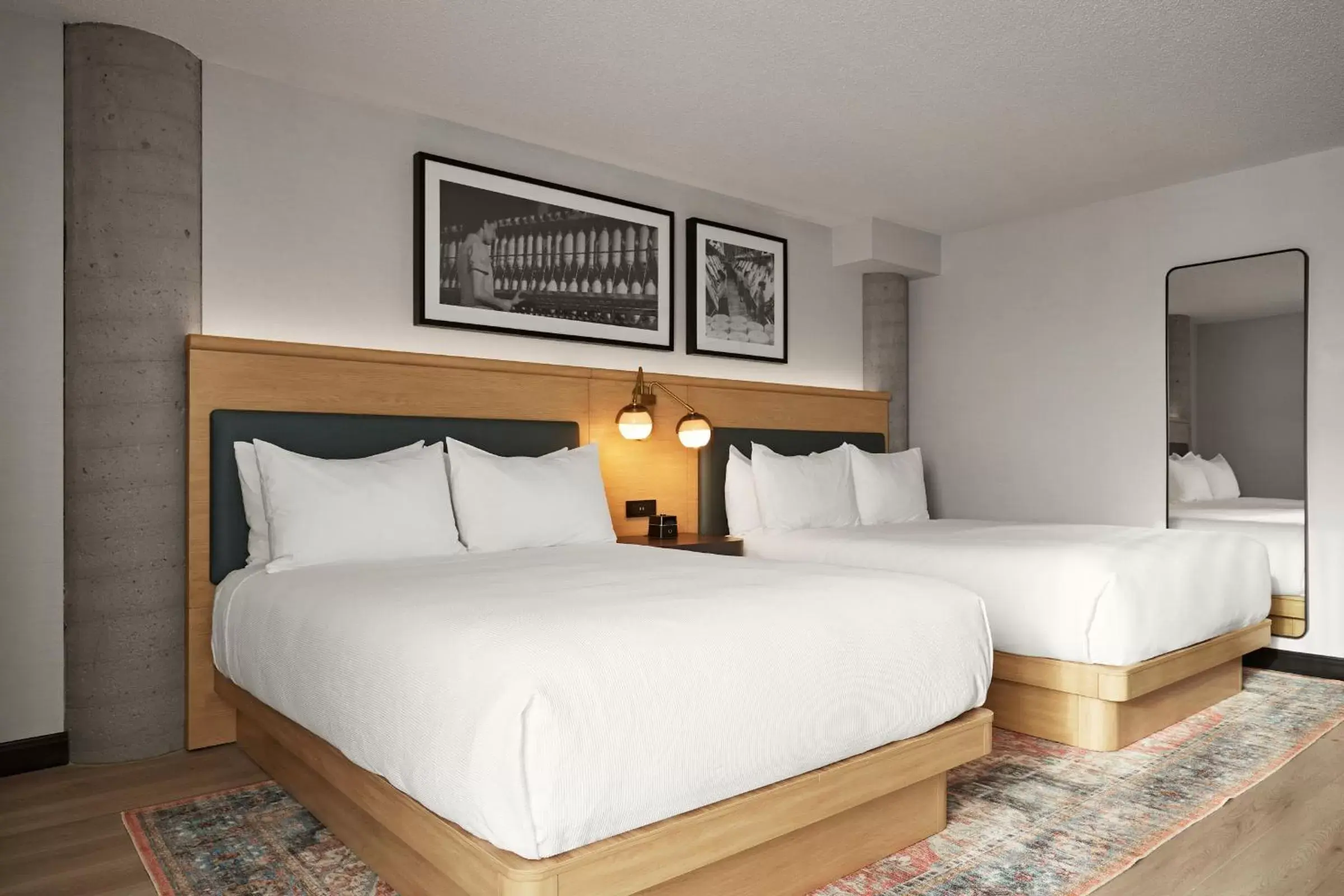 Bed in Hôtel MOCO Valleyfield Bed in Hôtel MOCO Valleyfield