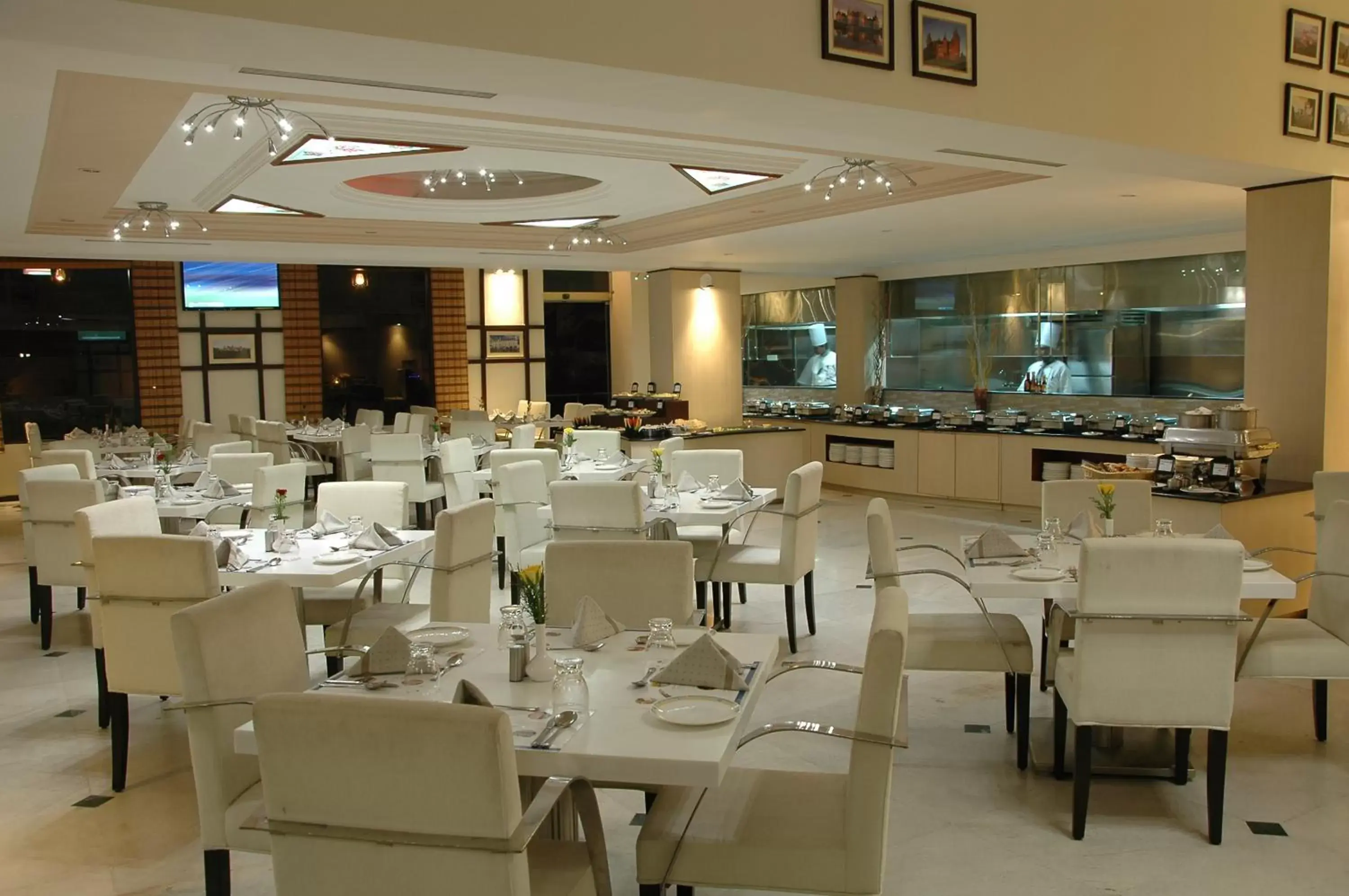 Dining area, Restaurant/Places to Eat in Sandesh The Prince