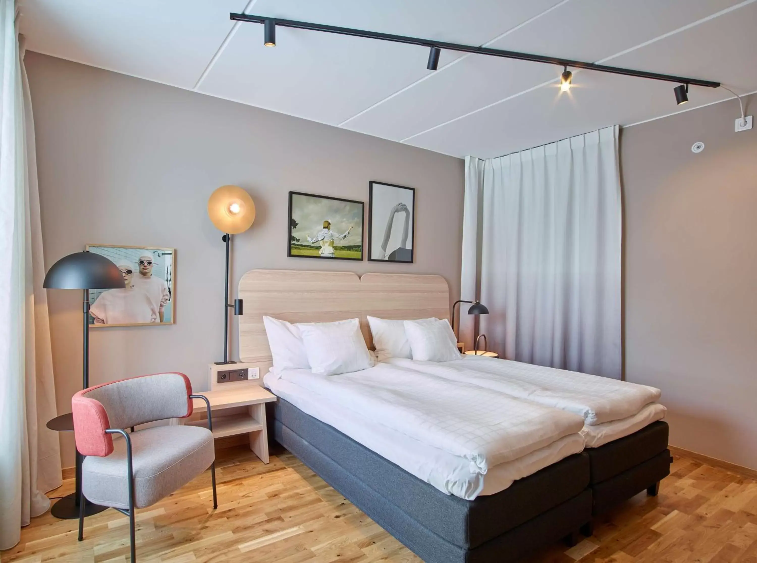 Bedroom, Bed in Scandic Kiruna