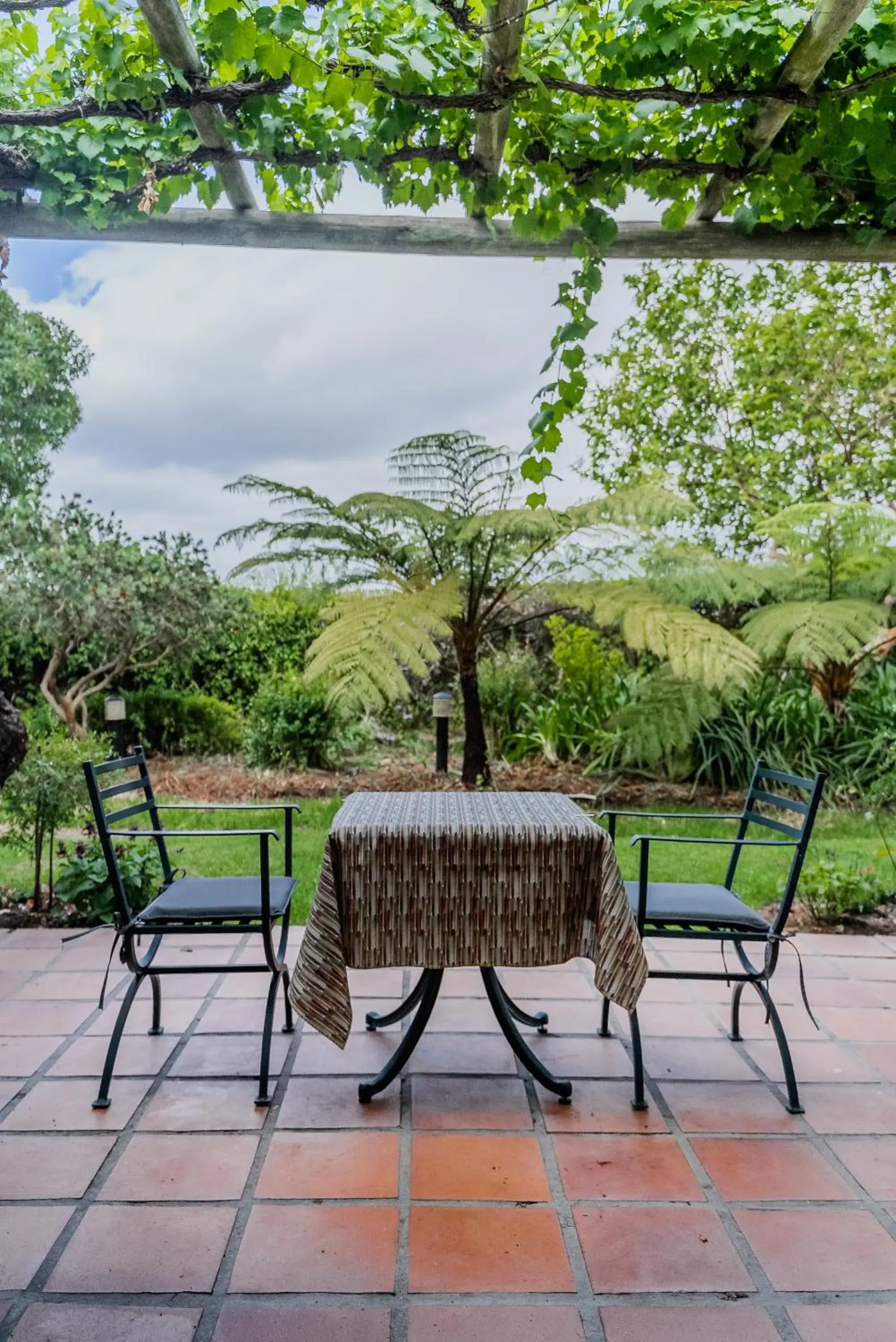 Patio in Eikendal Lodge