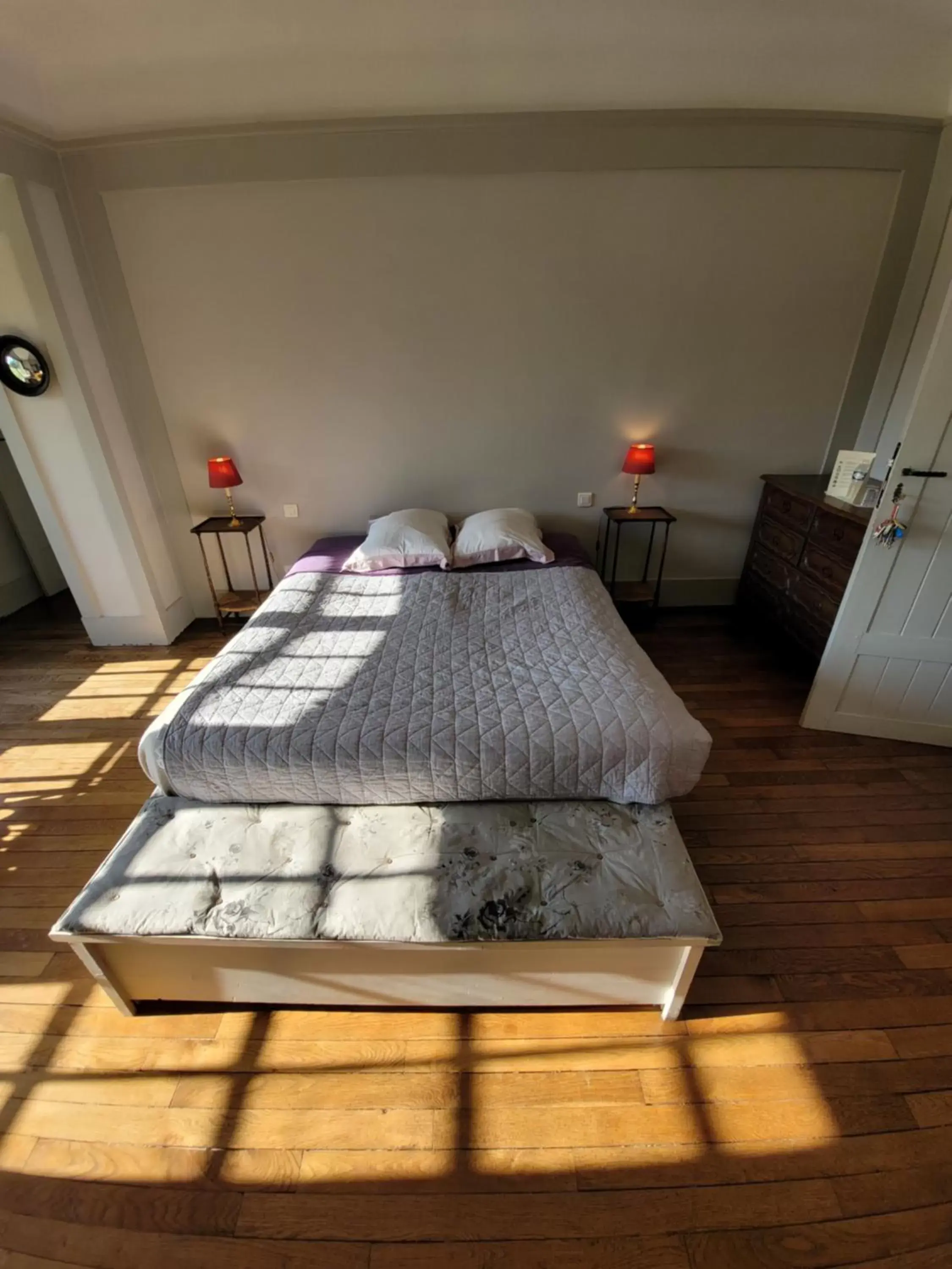 Photo of the whole room, Bed in Chambres d'Hôtes Manoir de Beaumarchais