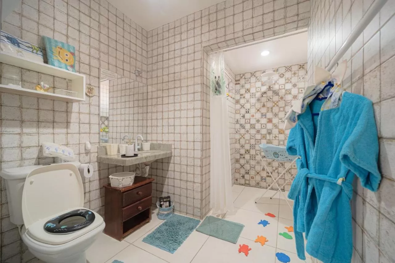 Bathroom in Pousada Recanto da Família