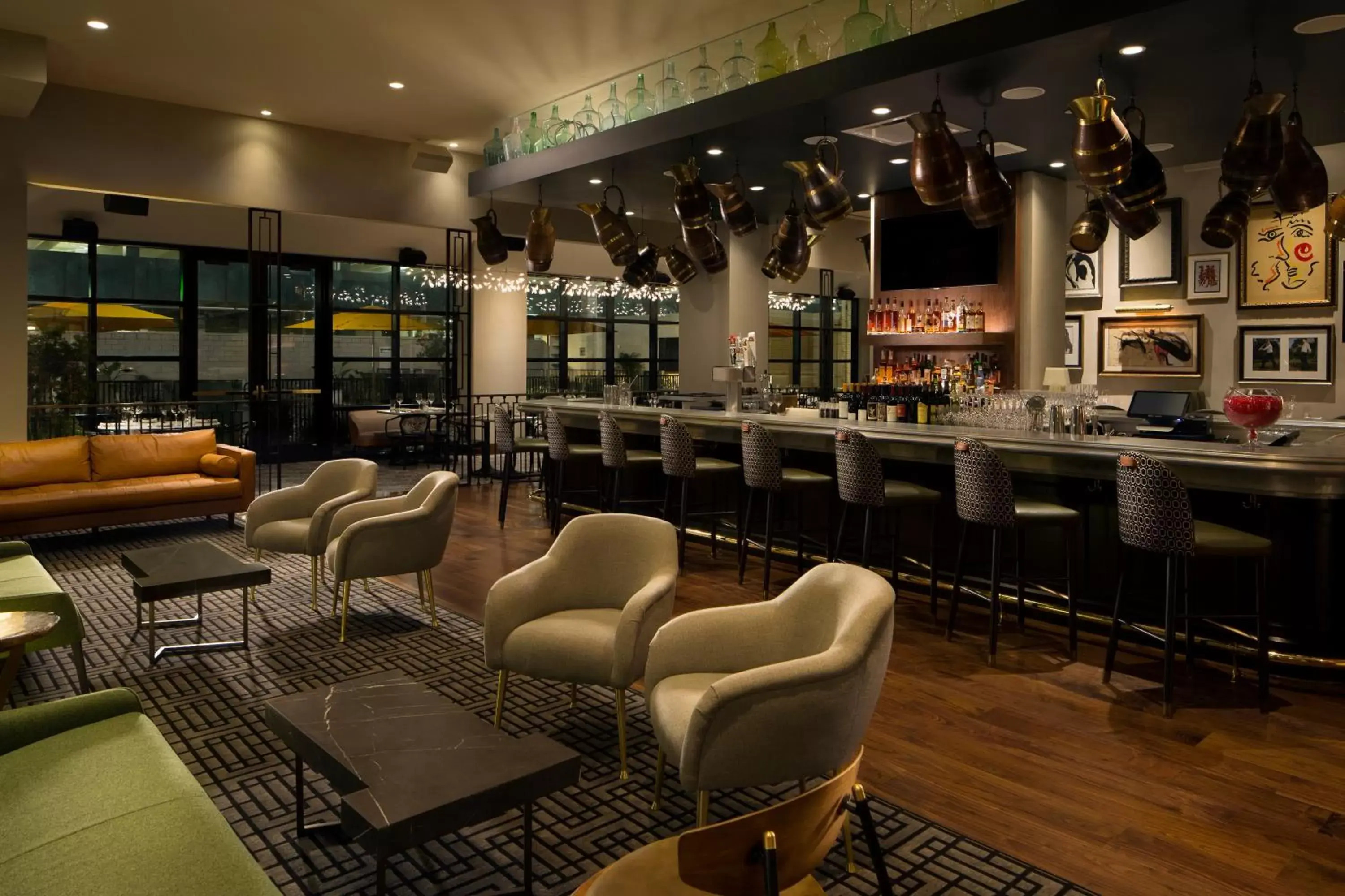 Restaurant/places to eat, Lounge/Bar in Hotel ZaZa Houston Memorial City