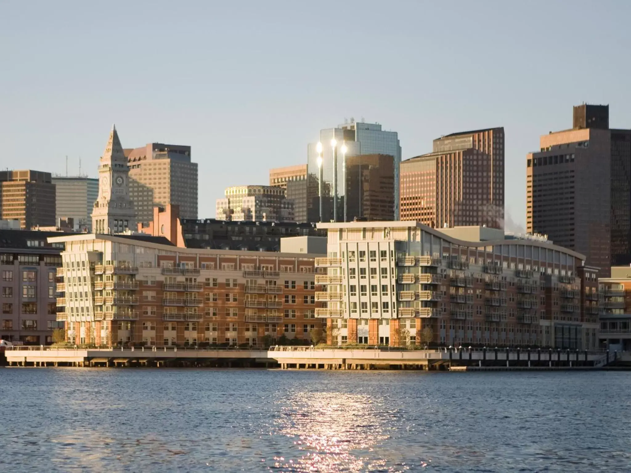 Property building in Battery Wharf Hotel, Boston Waterfront