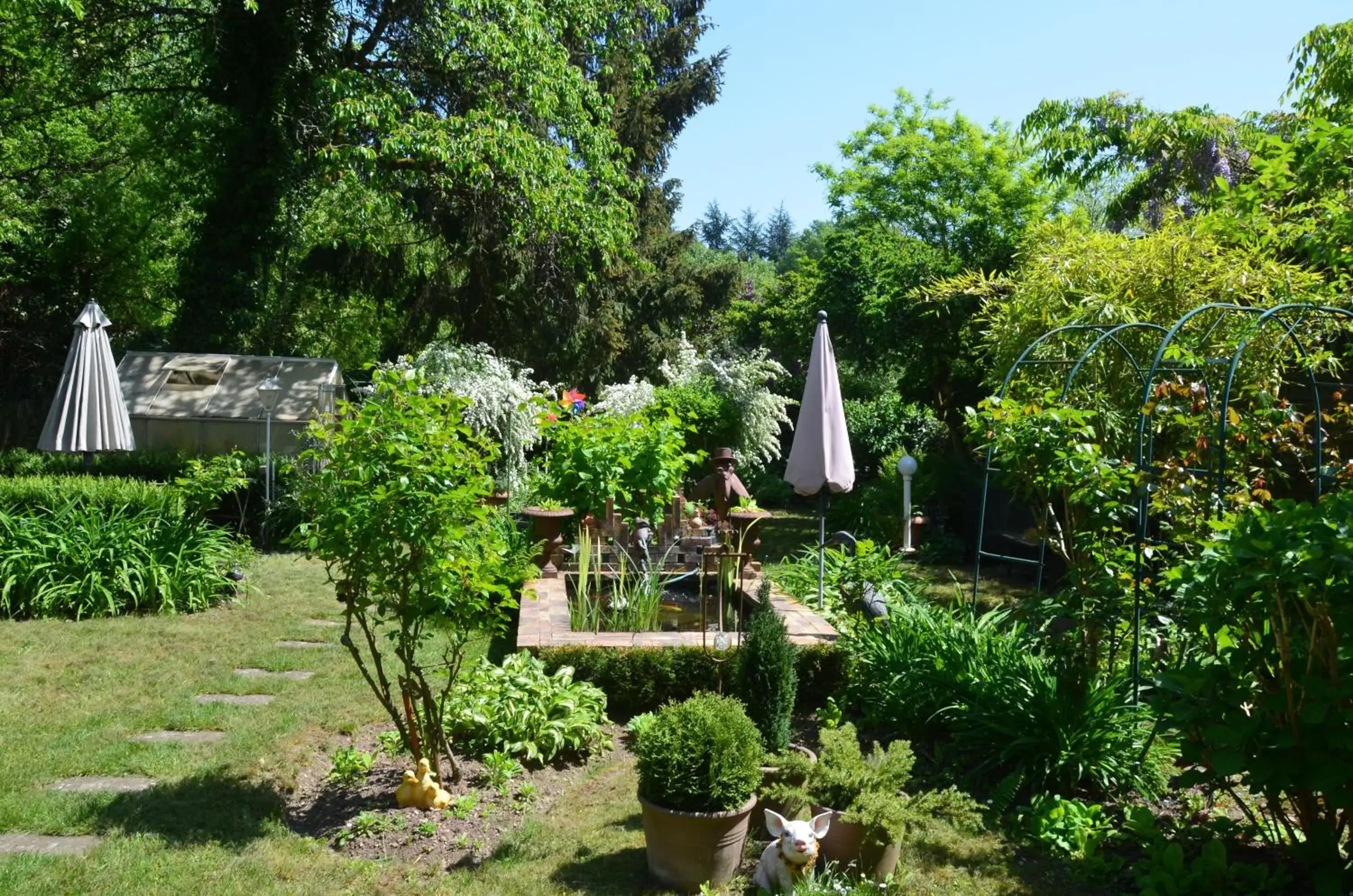 Garden in Hotel Vauban